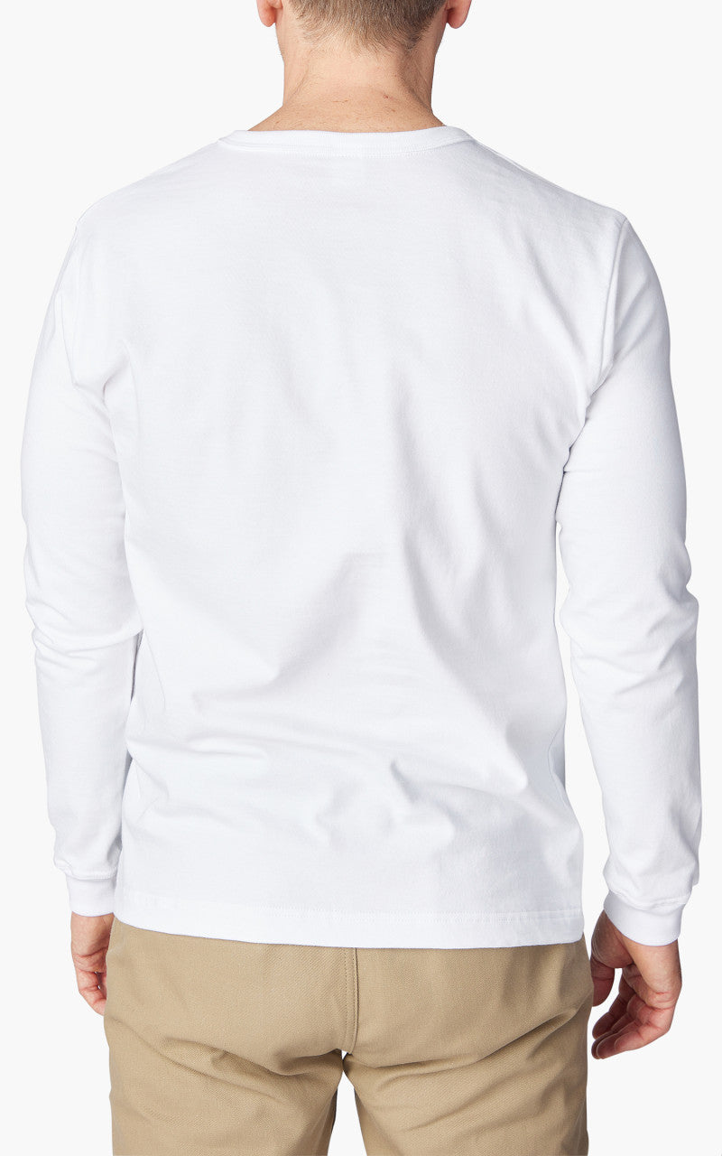 3sixteen Long Sleeve Henley White
