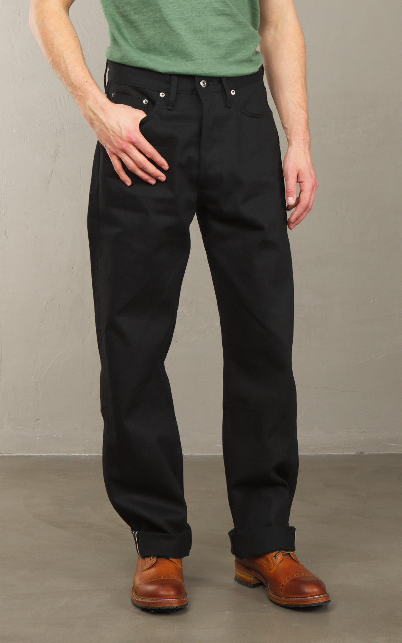 3sixteen RS-220x Relaxed Straight Selvedge Double Black 14.5oz