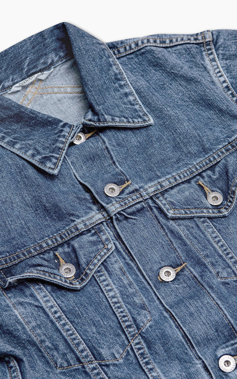 3sixteen Type 3S Denim Jacket Stonewashed Double Indigo Selvedge