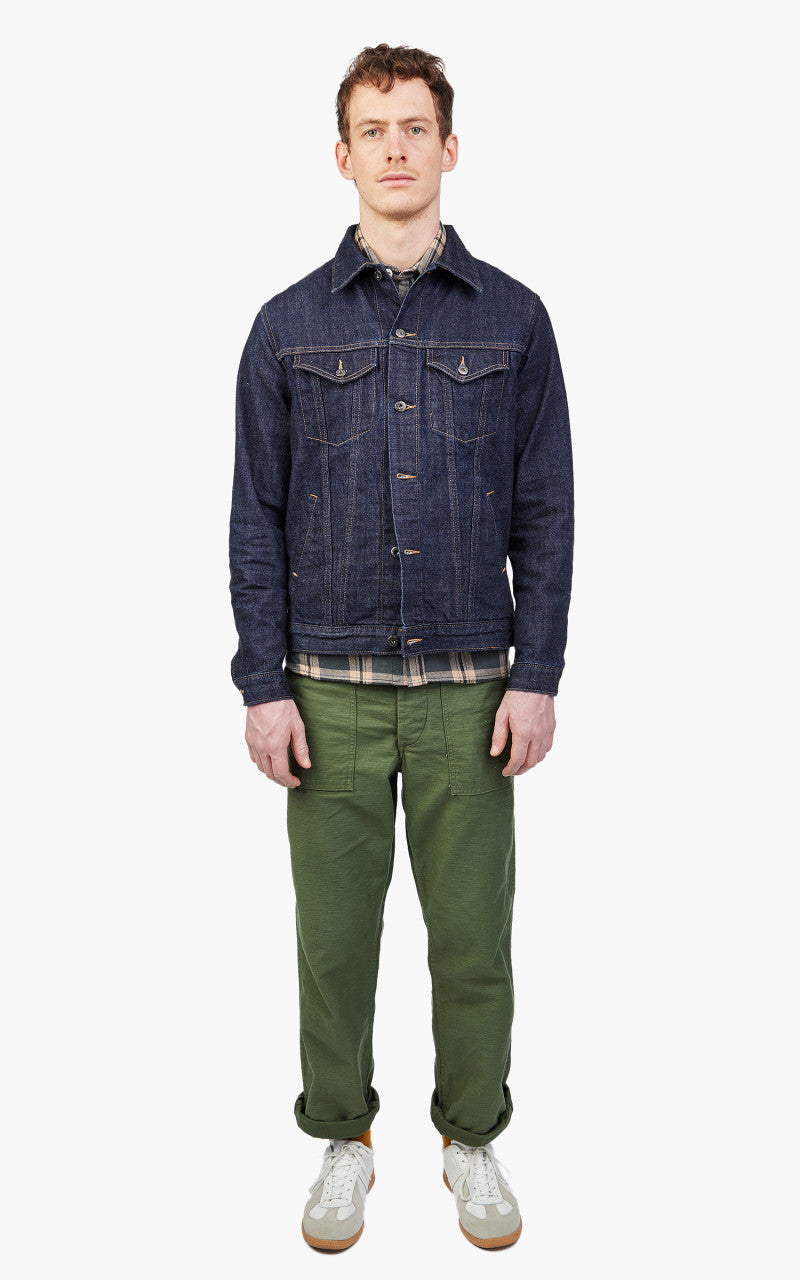 3sixteen Type 3S Denim Jacket Burkina Faso Selvedge Indigo