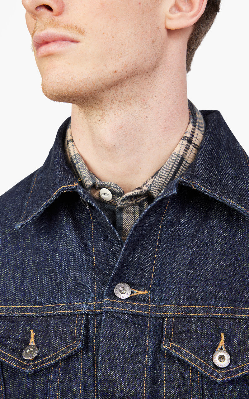 3sixteen Type 3S Denim Jacket Burkina Faso Selvedge Indigo