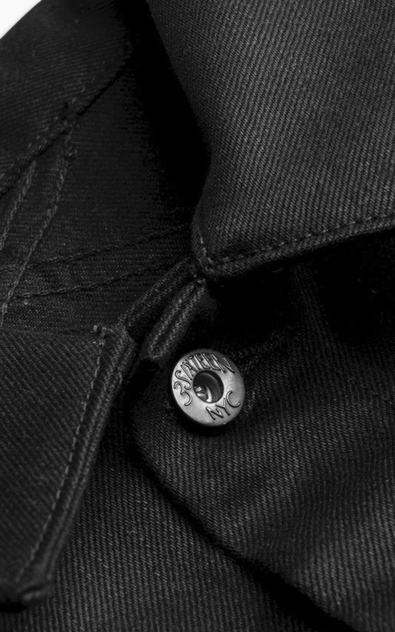3sixteen Type 3S Denim Jacket Double Black 14.5oz