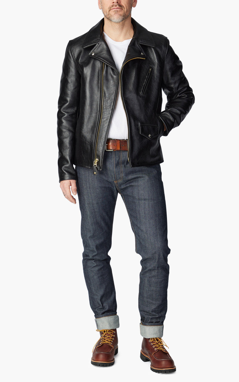 3sixteen x Schott NYC 519 Horsehide Perfecto Black