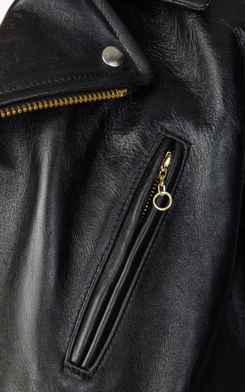 3sixteen x Schott NYC 519 Horsehide Perfecto Black