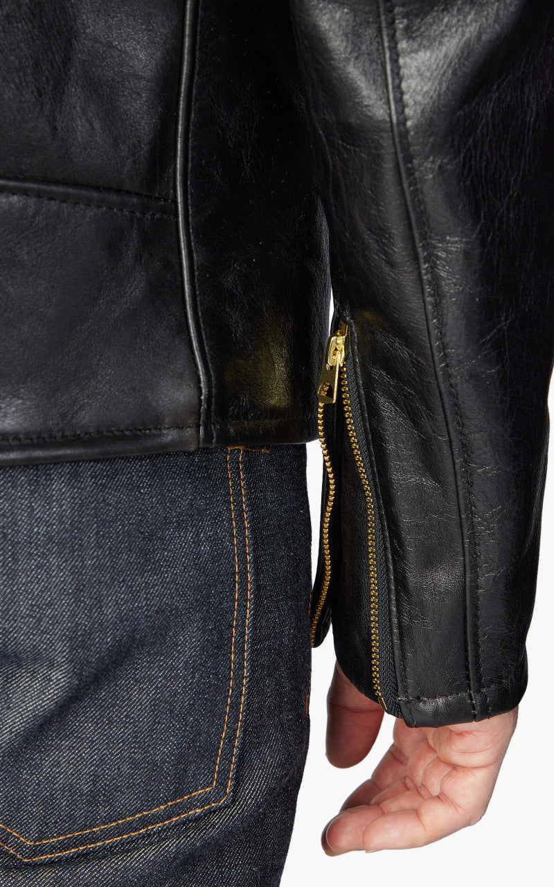 3sixteen x Schott NYC 519 Horsehide Perfecto Black