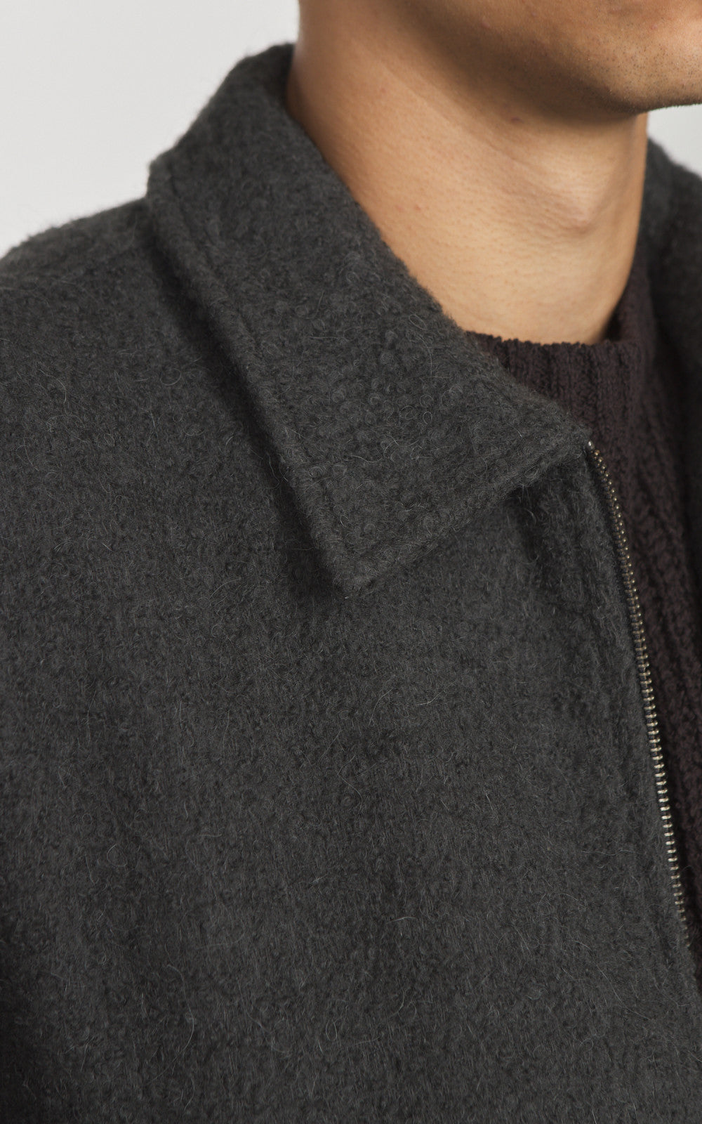 3sixteen Club Jacket Boucle Charcoal