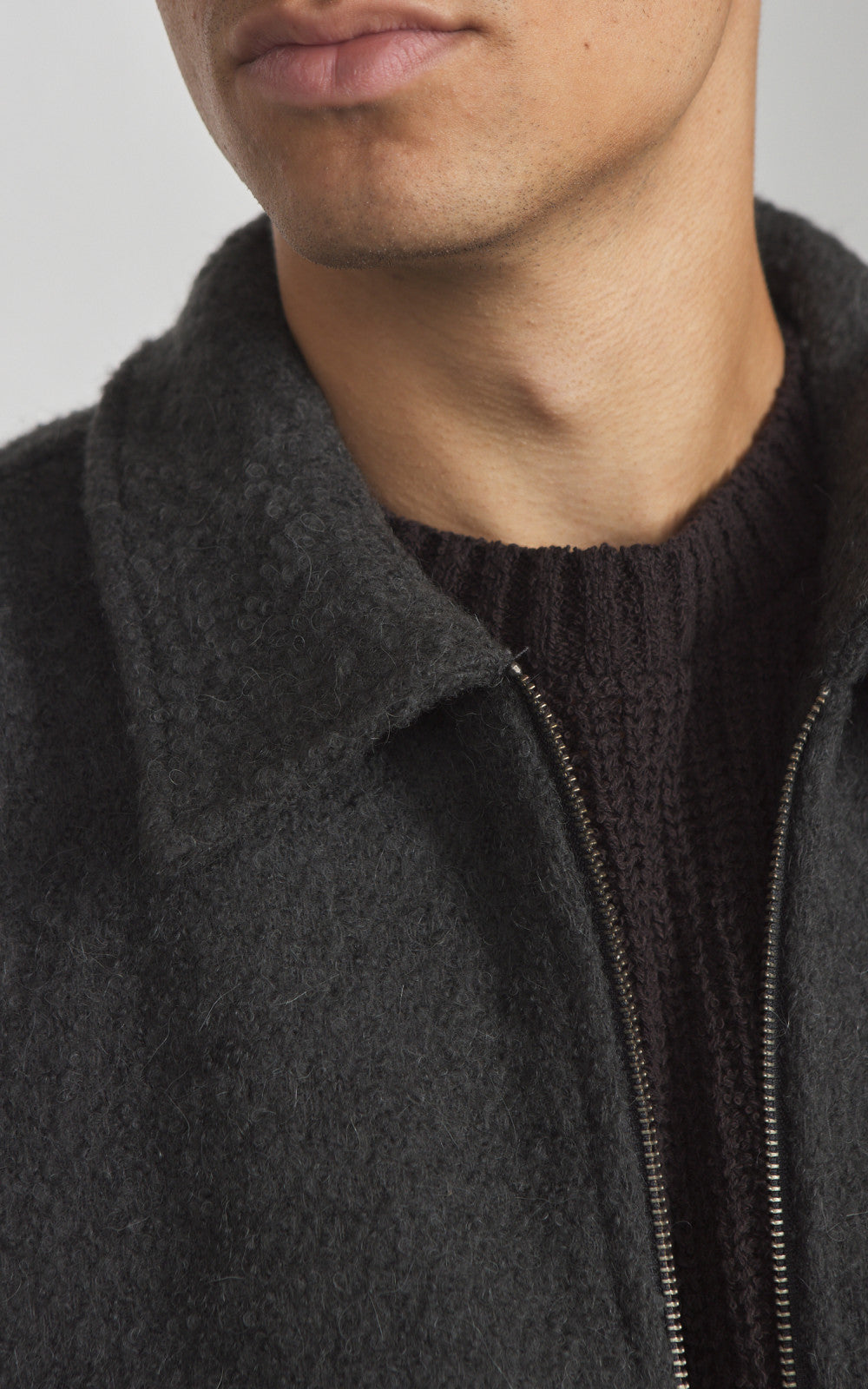 3sixteen Club Jacket Boucle Charcoal