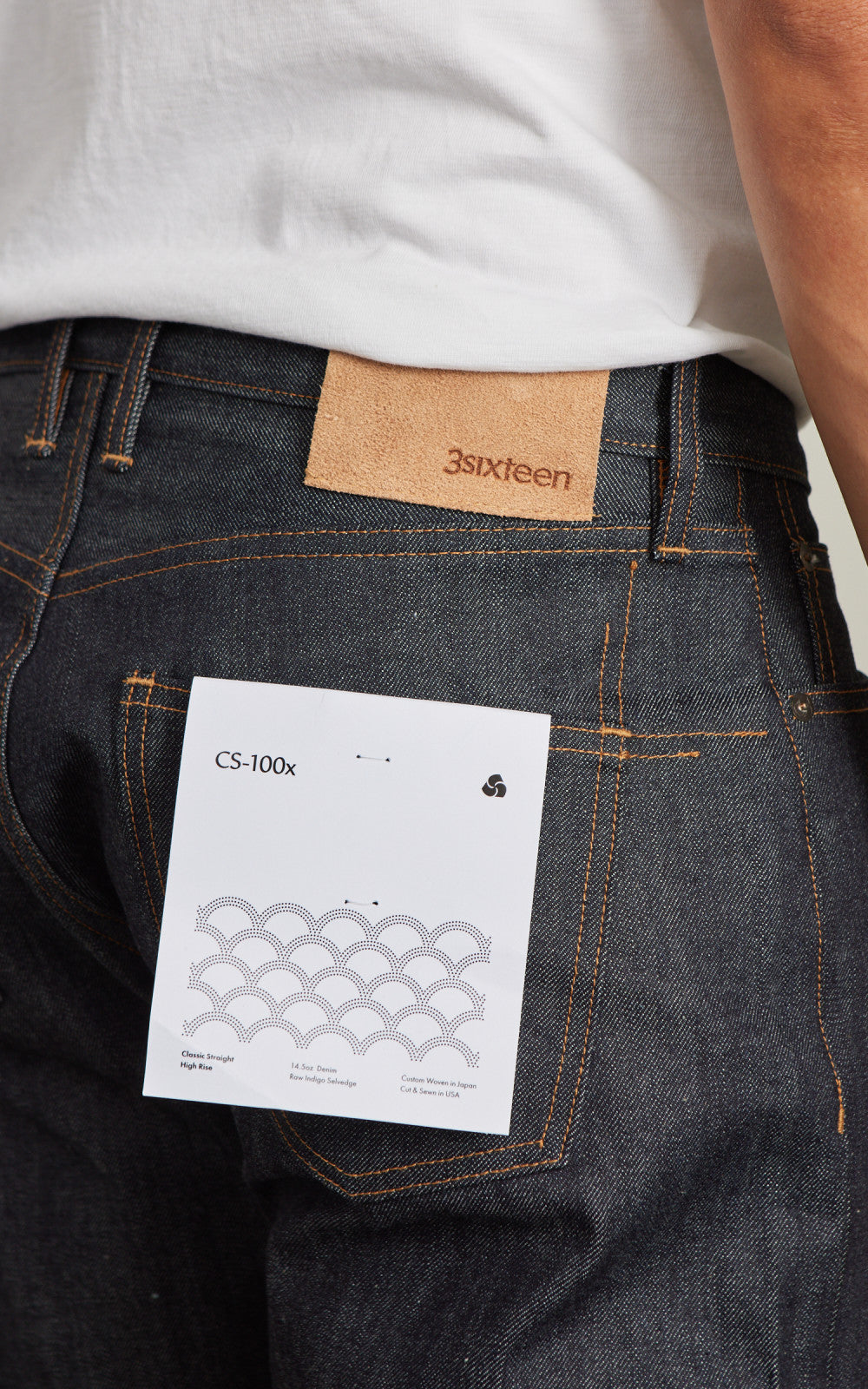 3sixteen CS-100x Classic Straight Selvedge Indigo 14.5oz