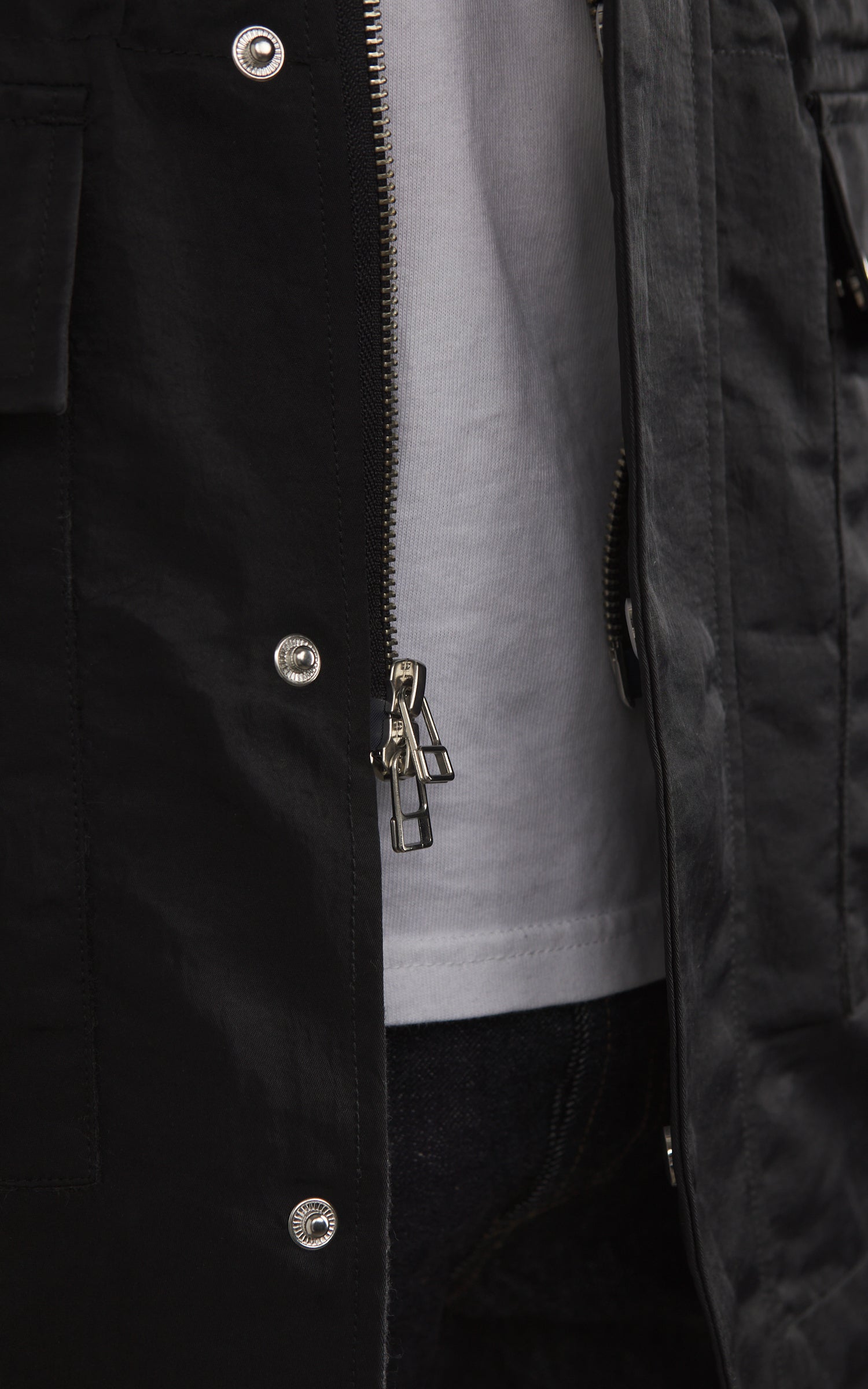 3sixteen Country Jacket Waxed Nylon Black