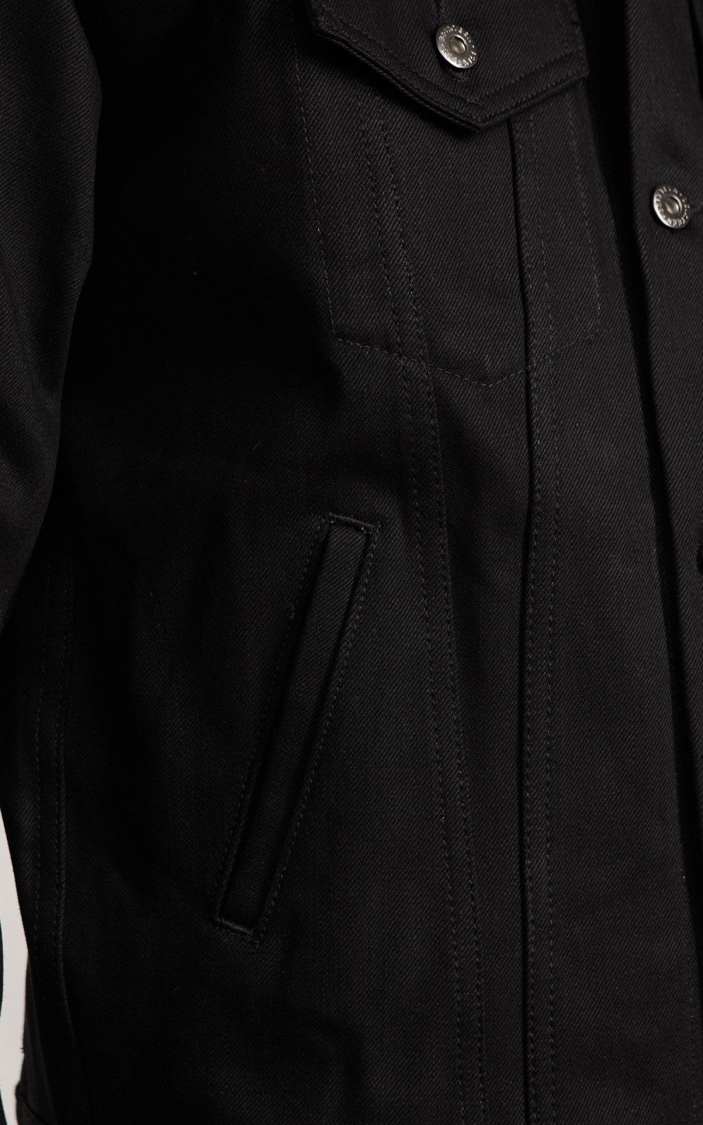 3sixteen Type 3S Denim Jacket Selvedge Double Black 14.5oz