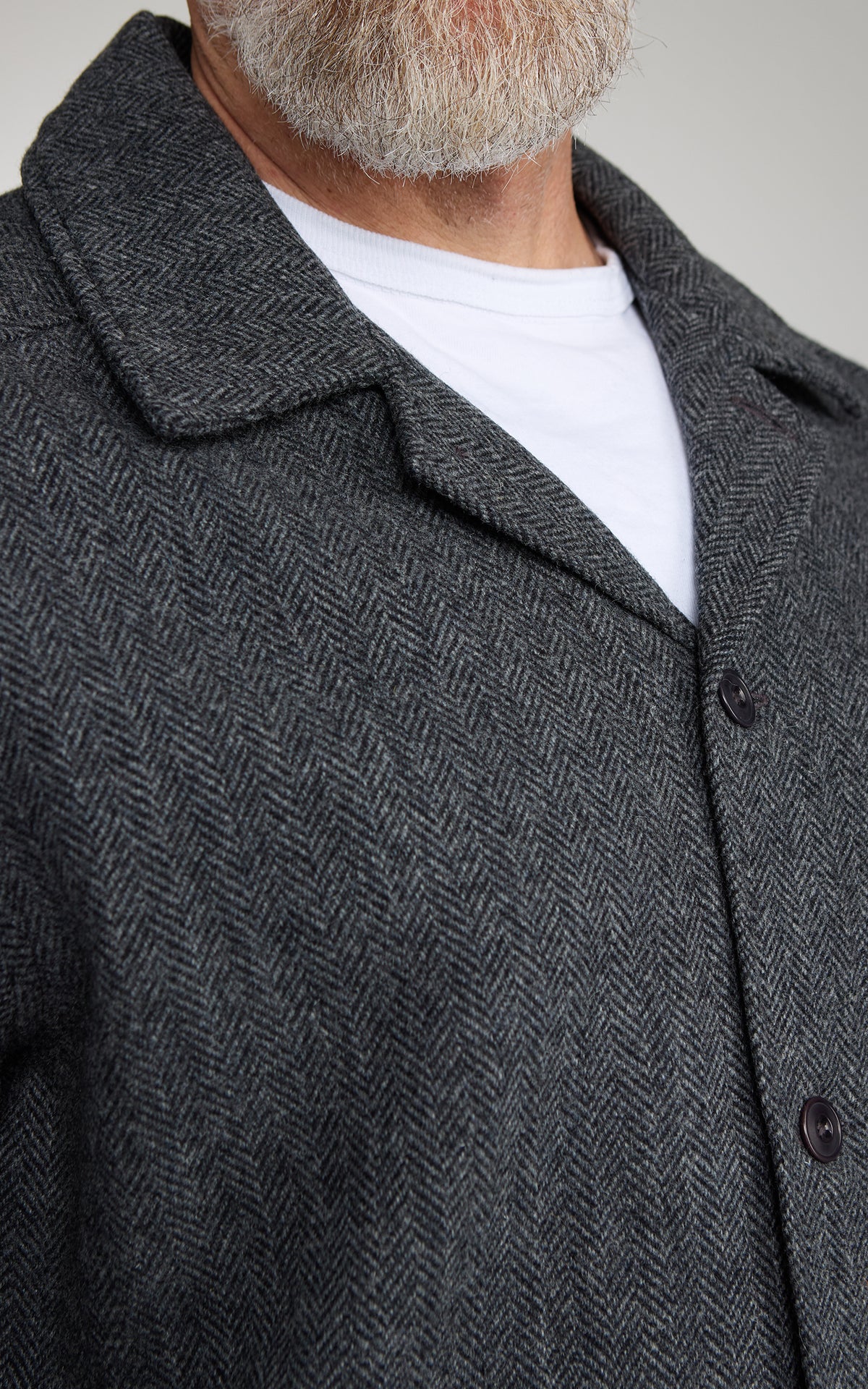 3sixteen Easy Jacket Tweed Black