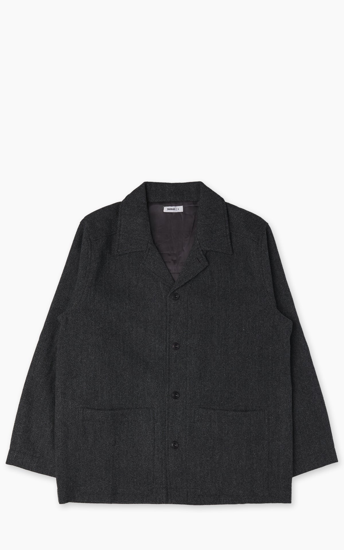 3sixteen Easy Jacket Tweed Black