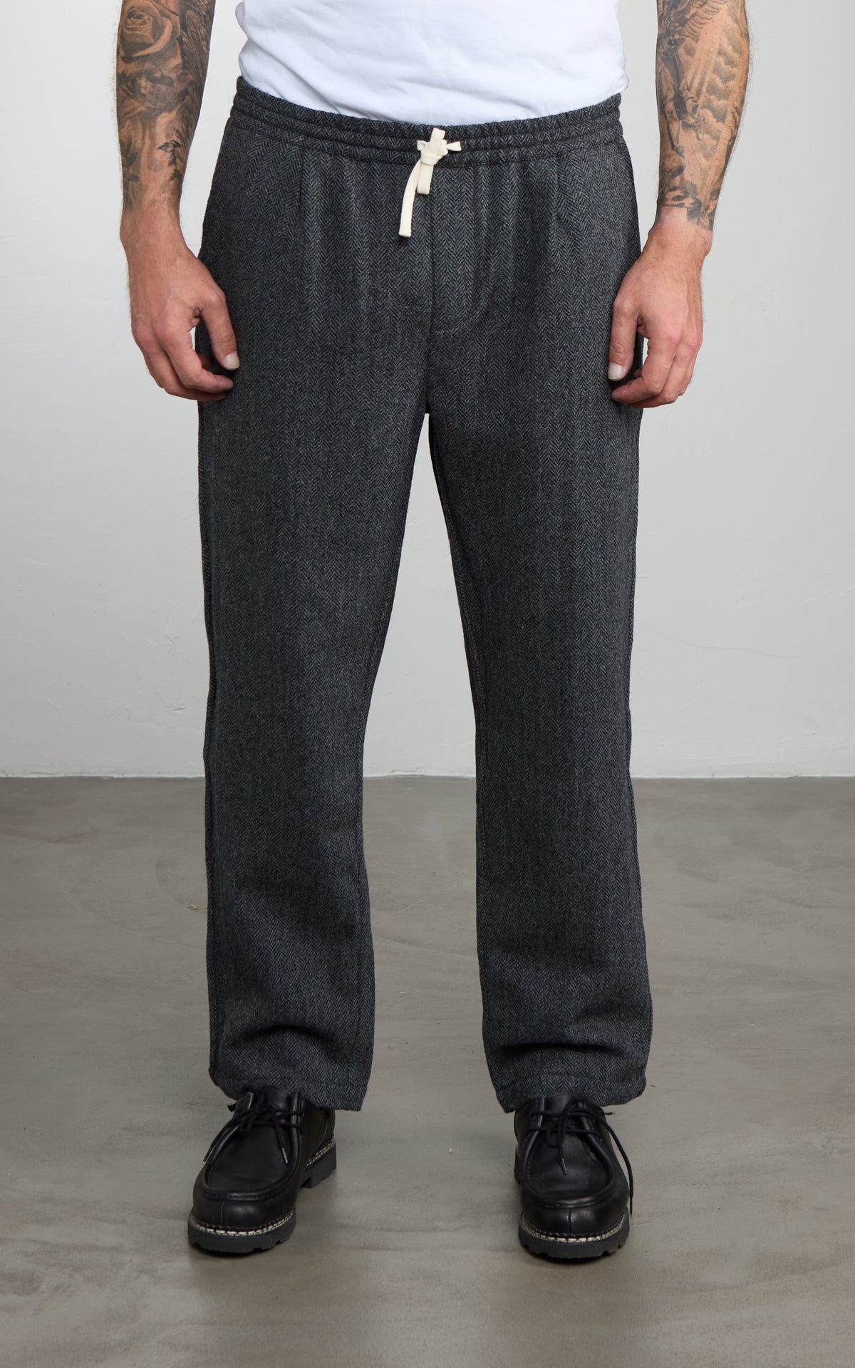 3sixteen Easy Pant Tweed Black
