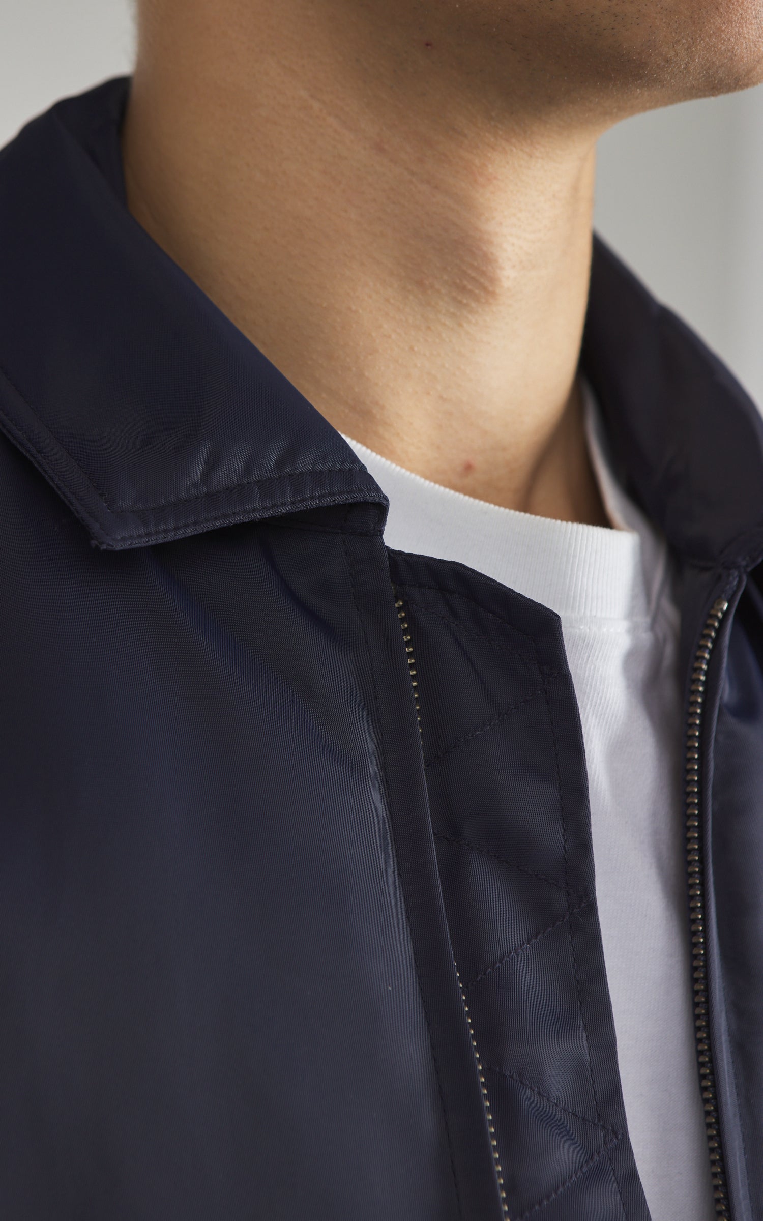 3sixteen CWU Flight Jacket Aviator Satin Blue