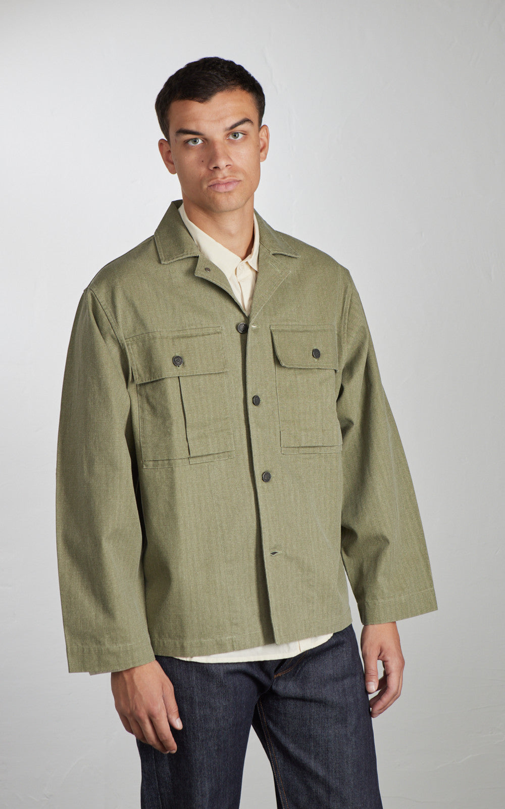 3sixteen M43 Overshirt HBT Olive