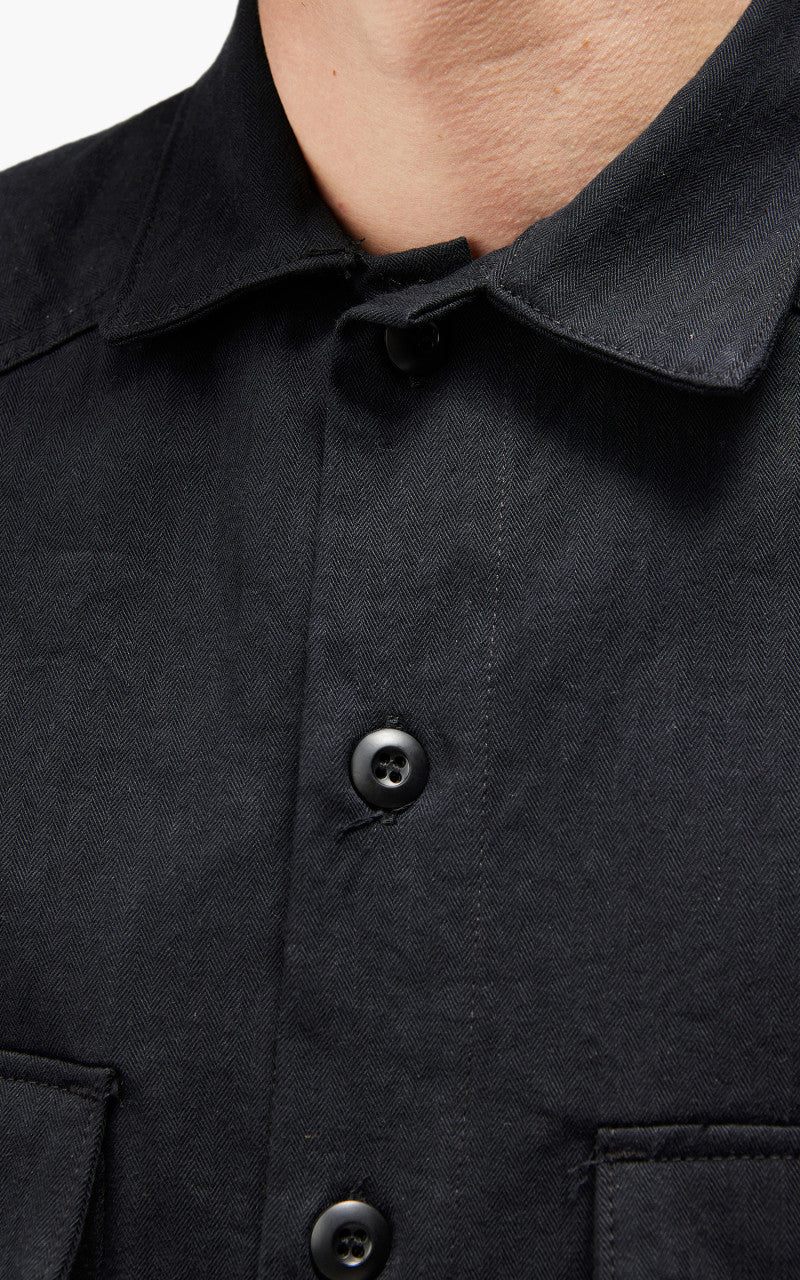 3sixteen Officer Shirt HBT Washed Black