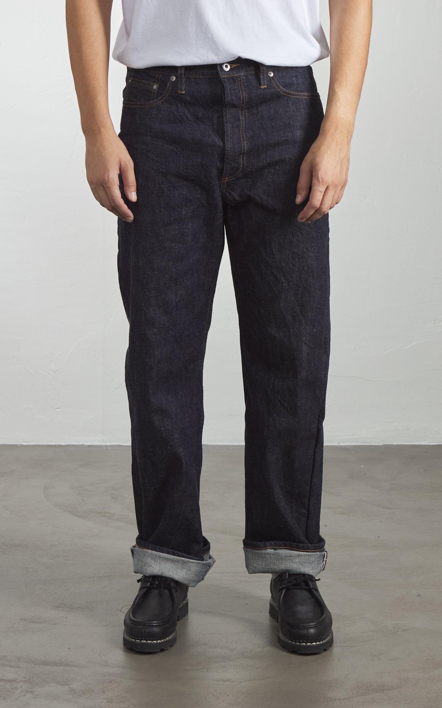 3sixteen RS-100xk Relaxed Straight Selvedge Rinsed Indigo Kibata 14oz