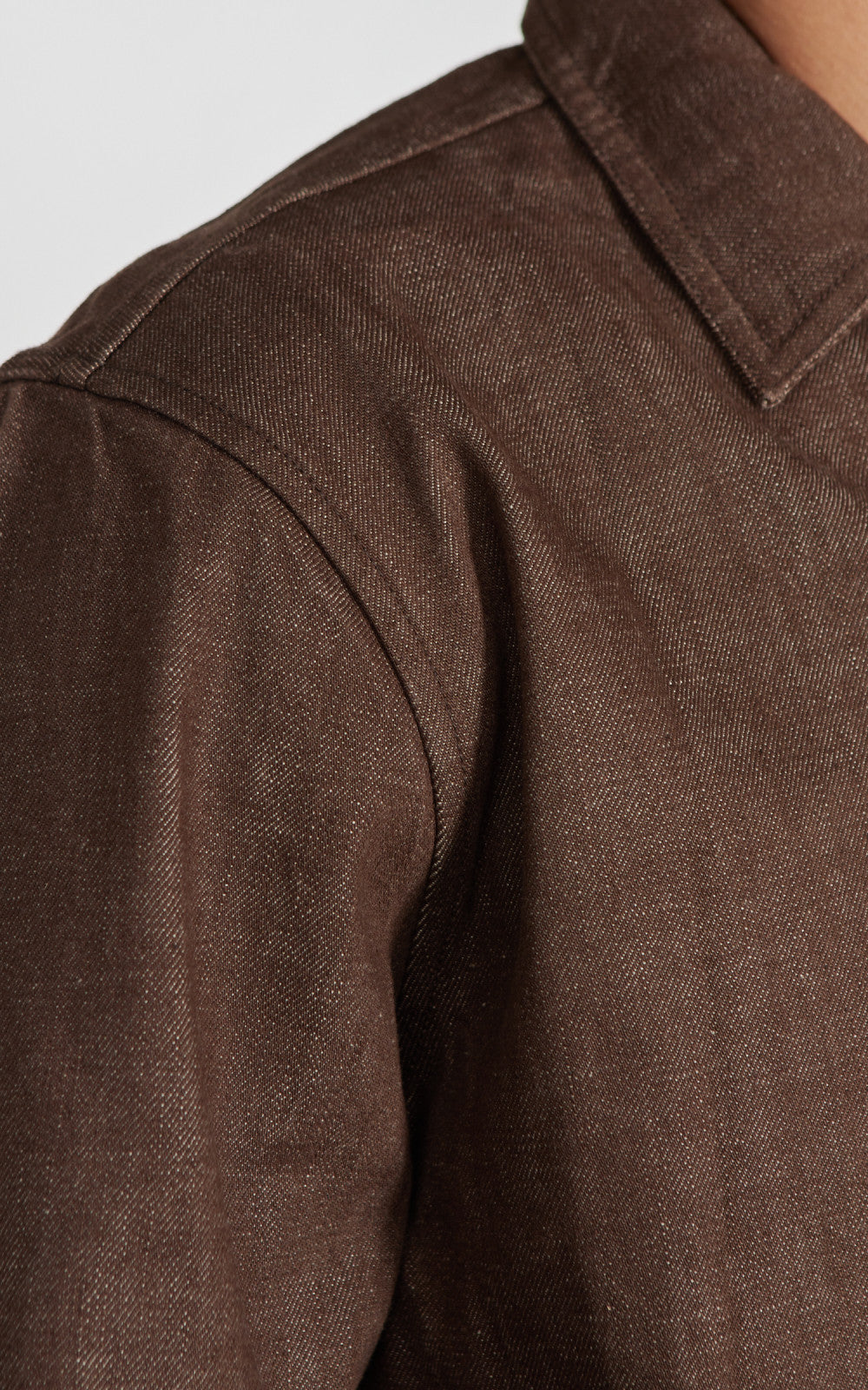 3sixteen Shop Jacket Brown Denim