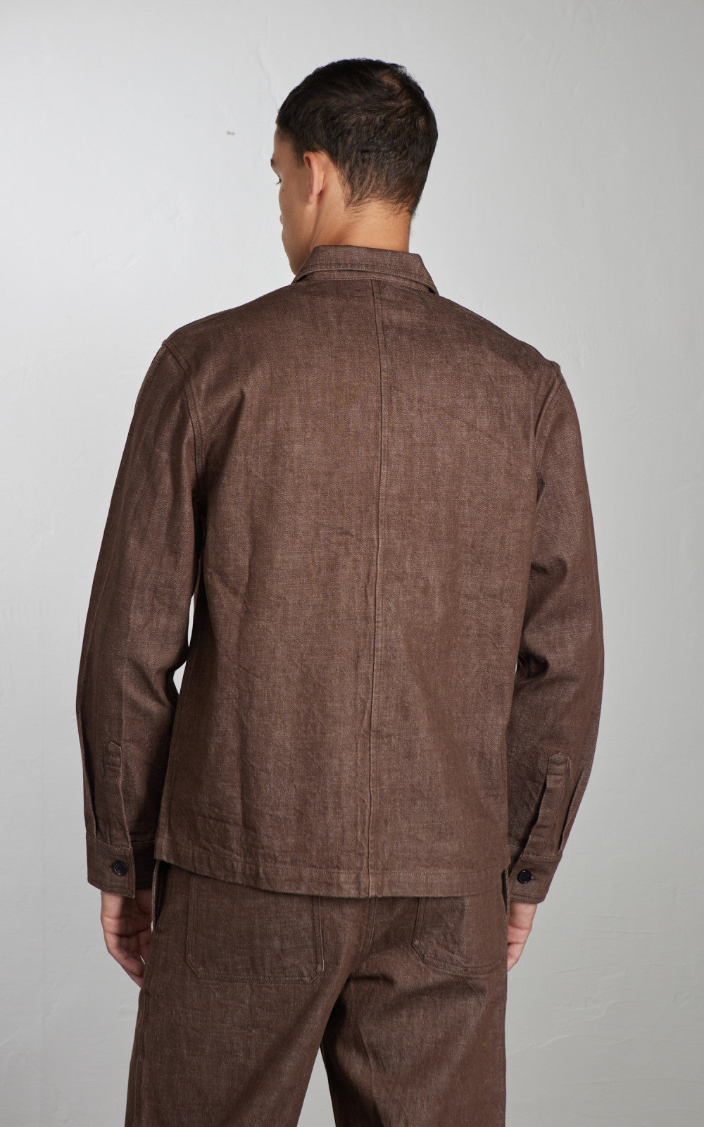 3sixteen Shop Jacket Brown Denim