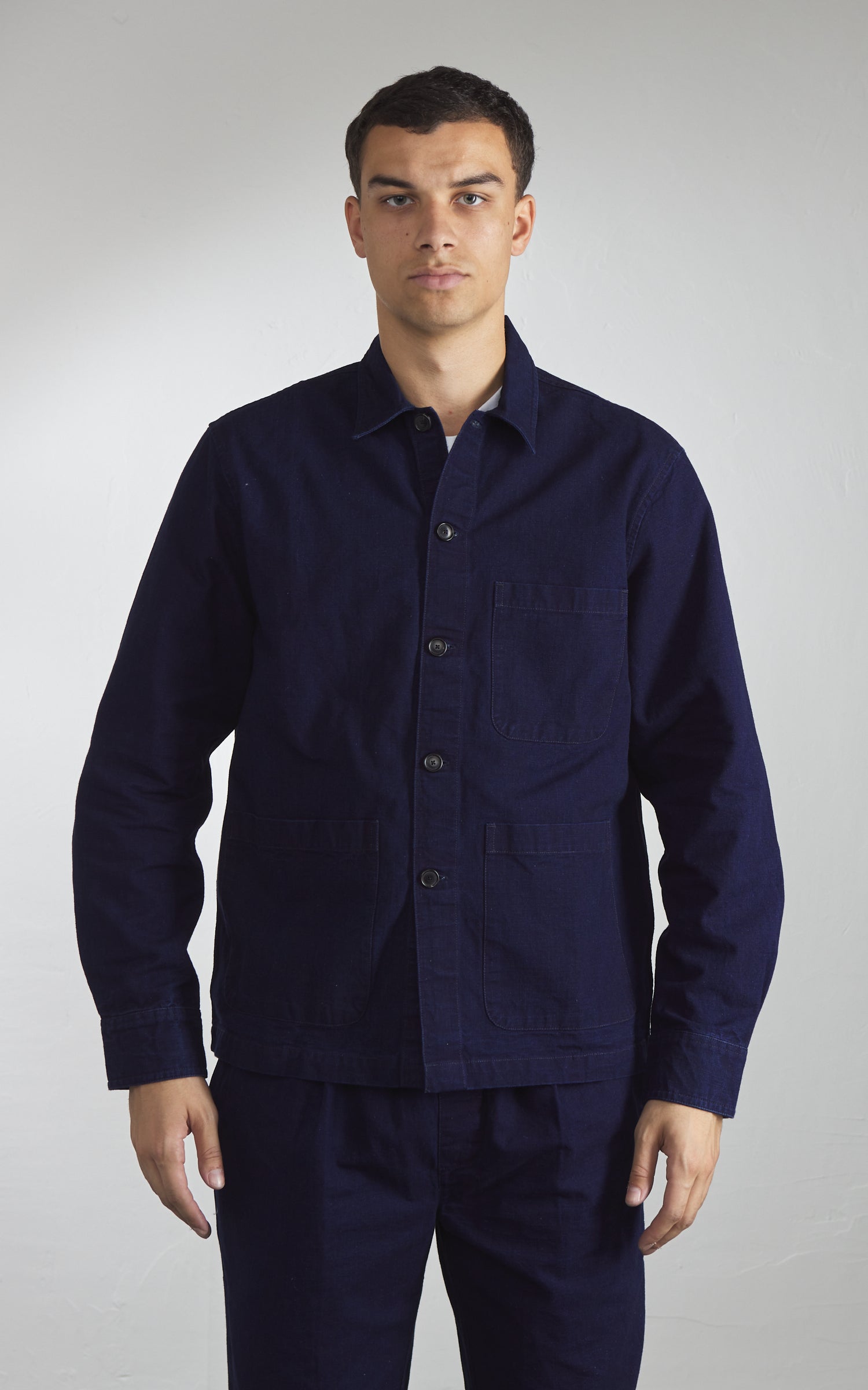 3sixteen Shop Jacket Canvas Indigo