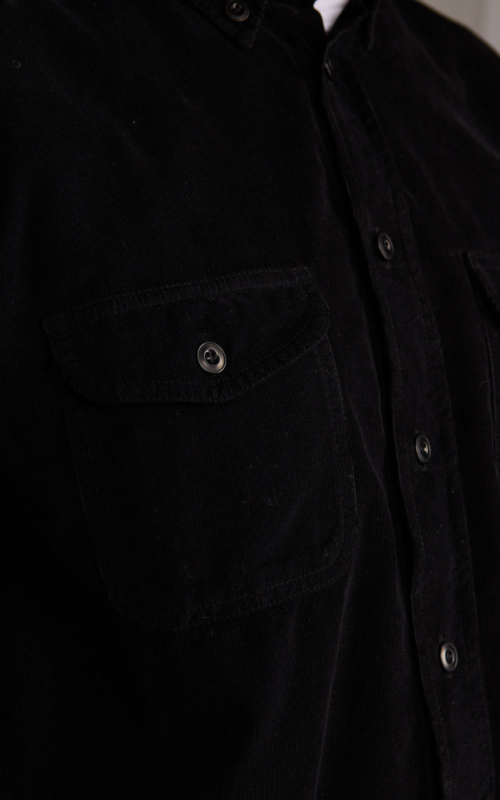 3sixteen Studio Shirt Corduroy Black