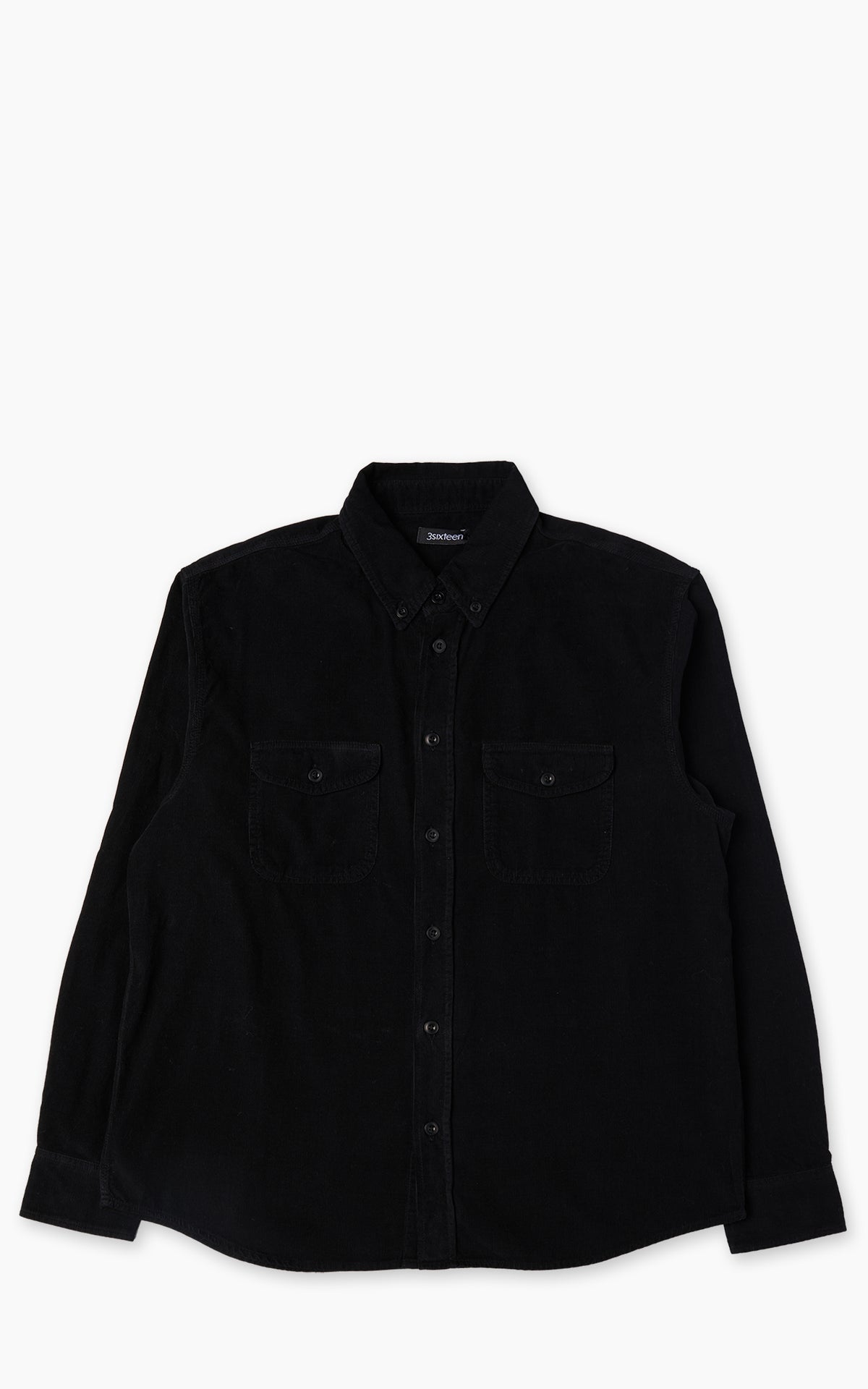 3sixteen Studio Shirt Corduroy Black