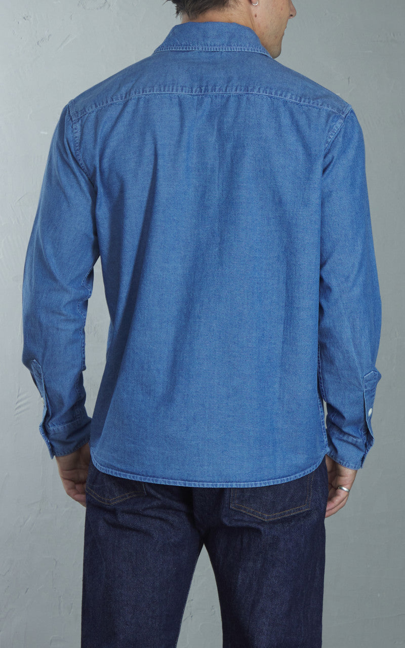 3sixteen Utility Shirt Chambray Indigo
