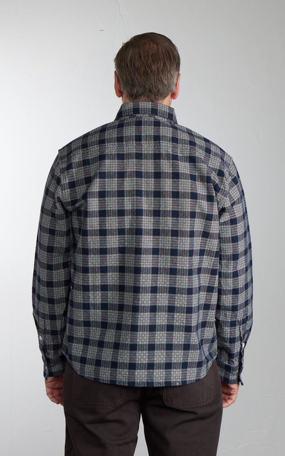 3sixteen Utility Flannel Midnight Boxweave