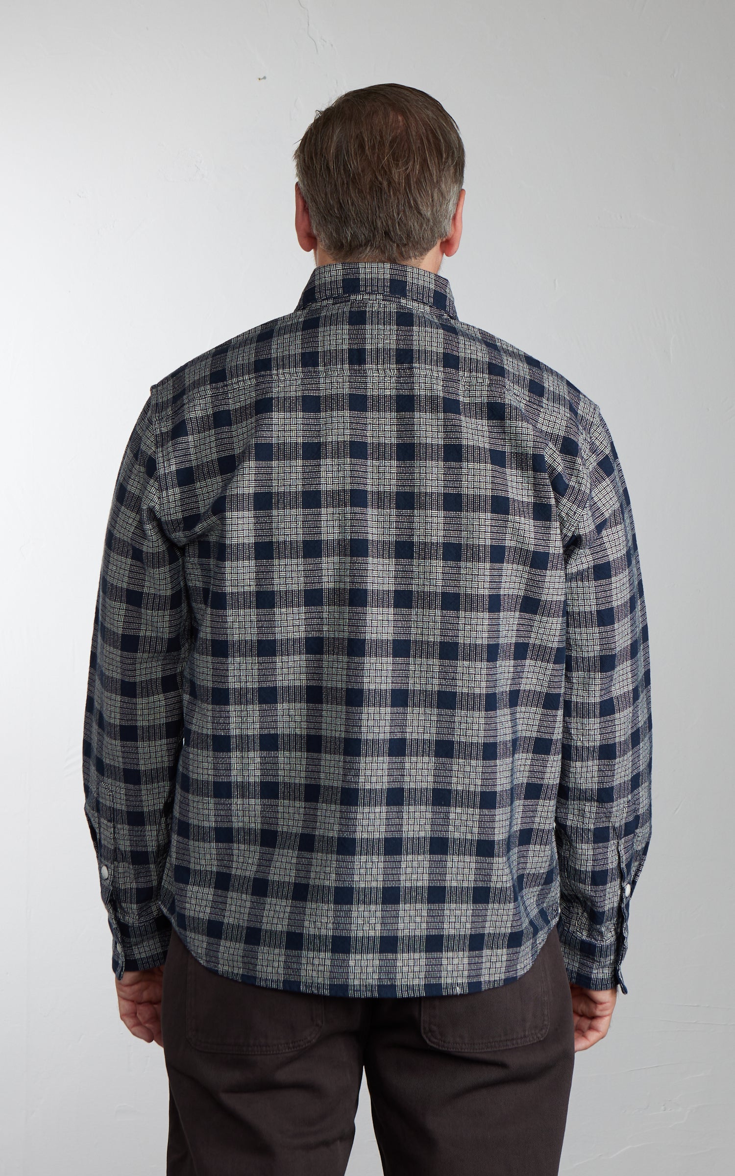 3sixteen Utility Flannel Midnight Boxweave