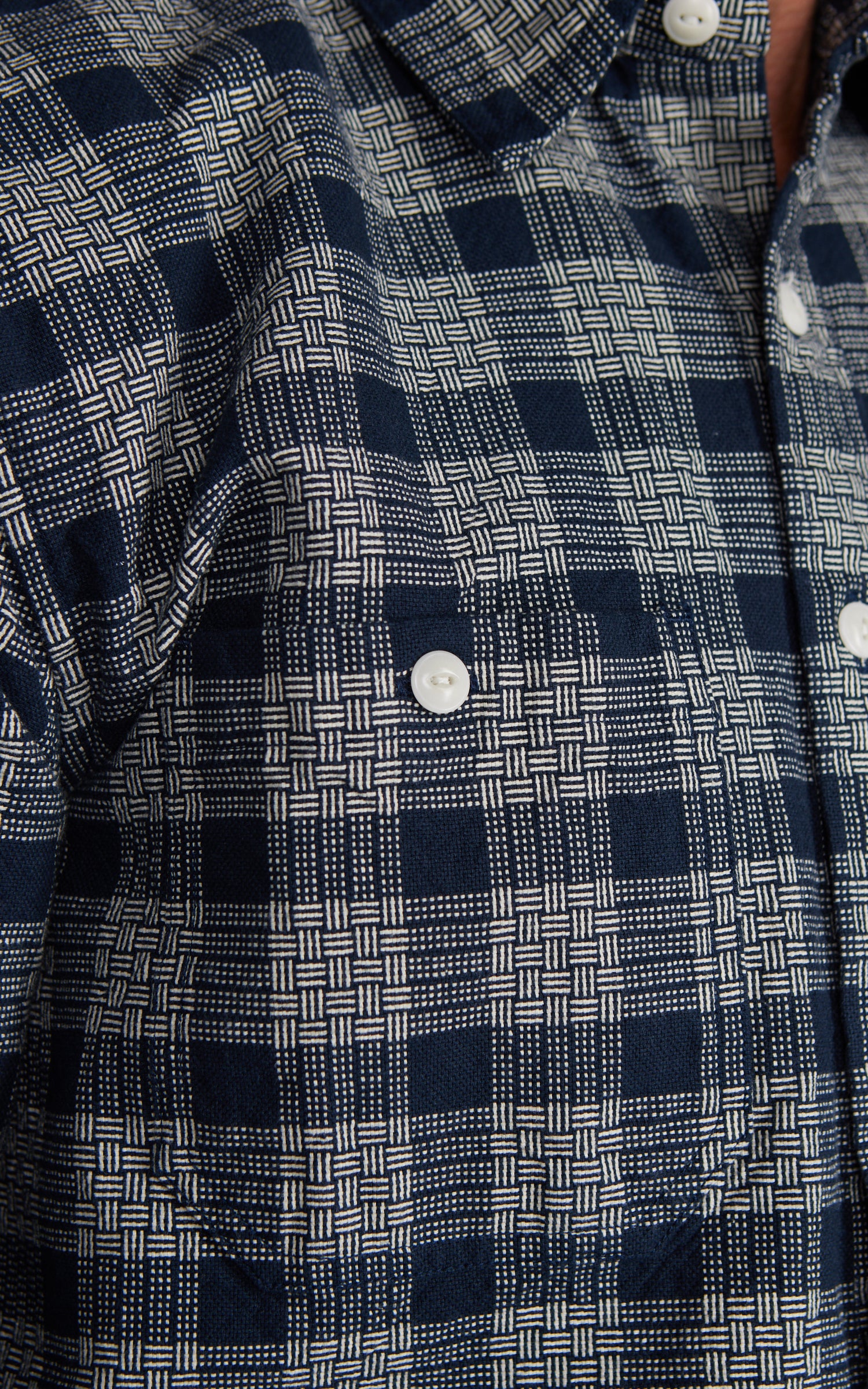 3sixteen Utility Flannel Midnight Boxweave