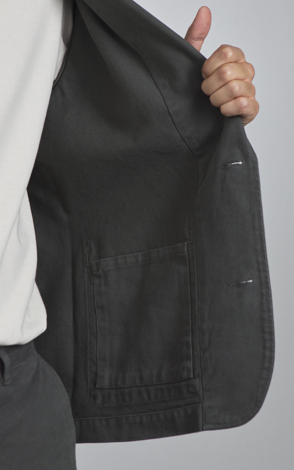 3sixteen Work Blazer Twill Ivy Green