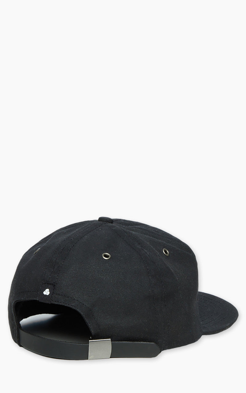 3sixteen Waxed Canvas Baseball Cap Black