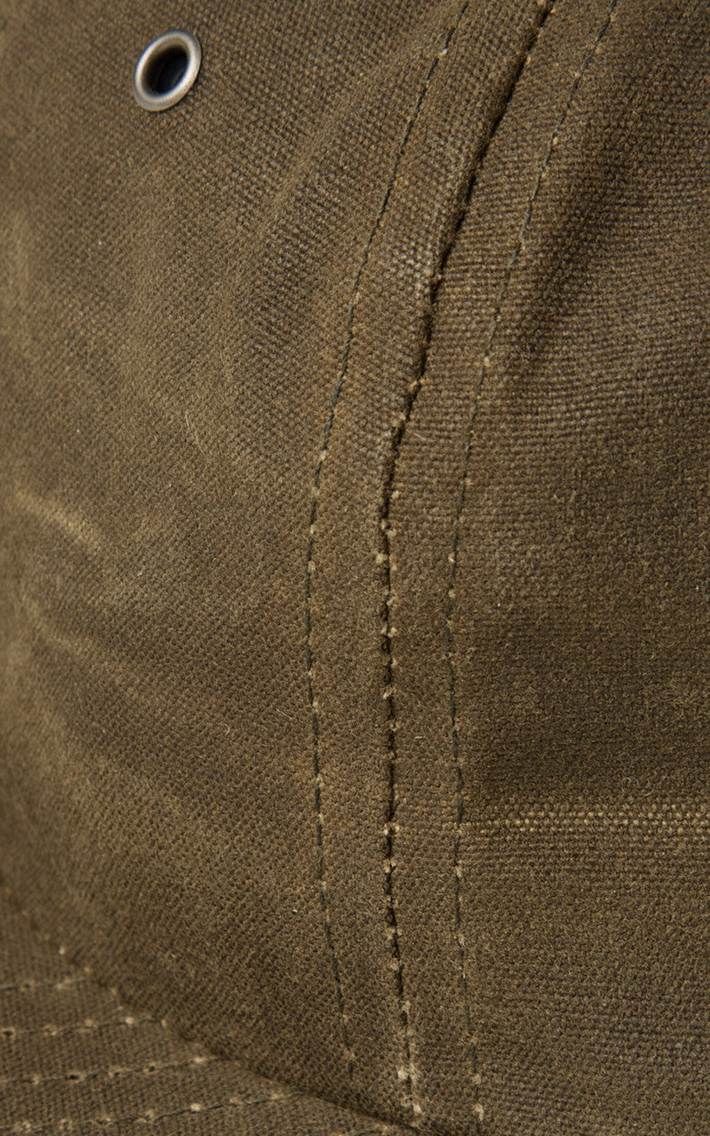 3sixteen Waxed Canvas Baseball Cap Olive