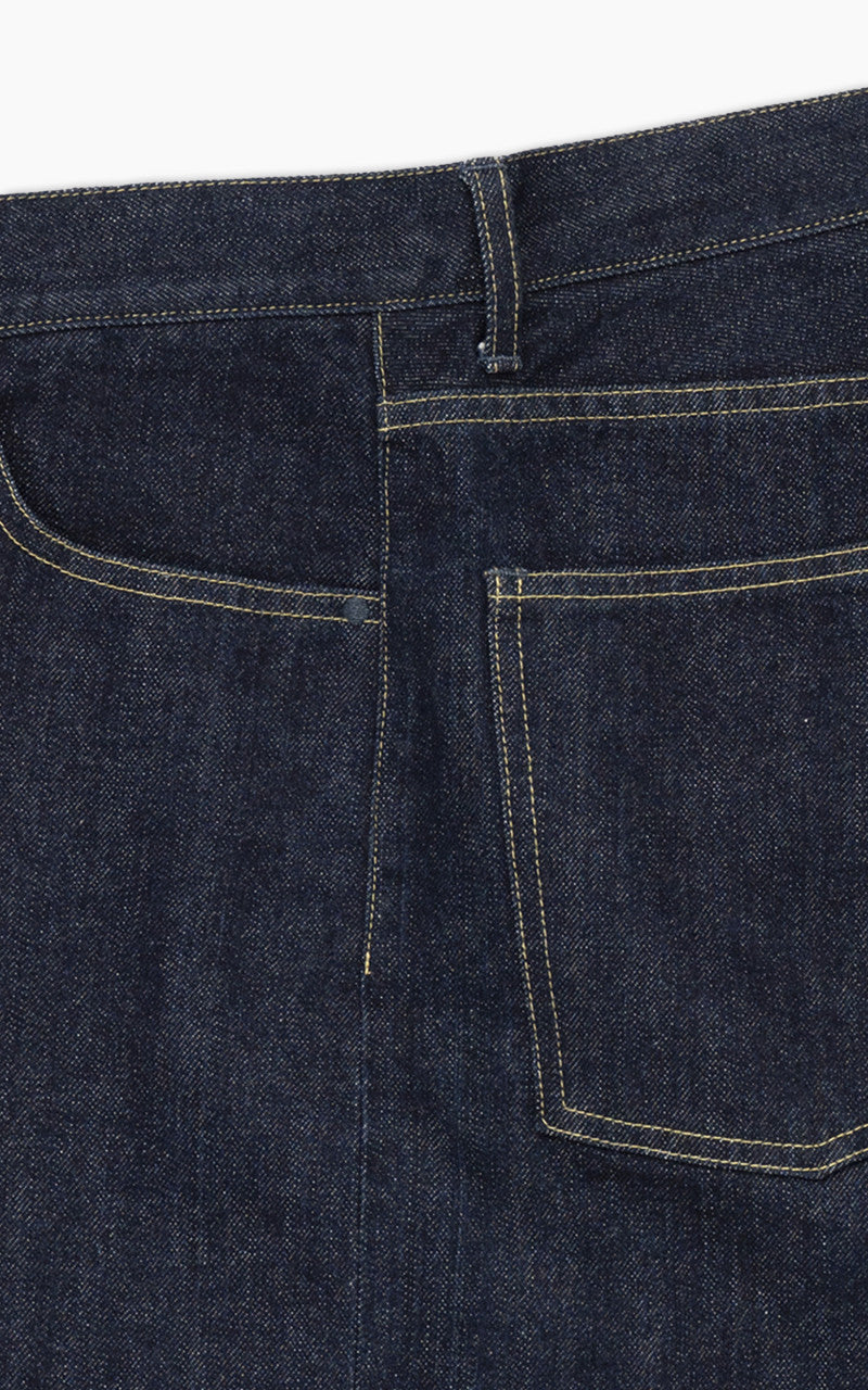 Still By Hand 5 Pocket Denim Pants Navy