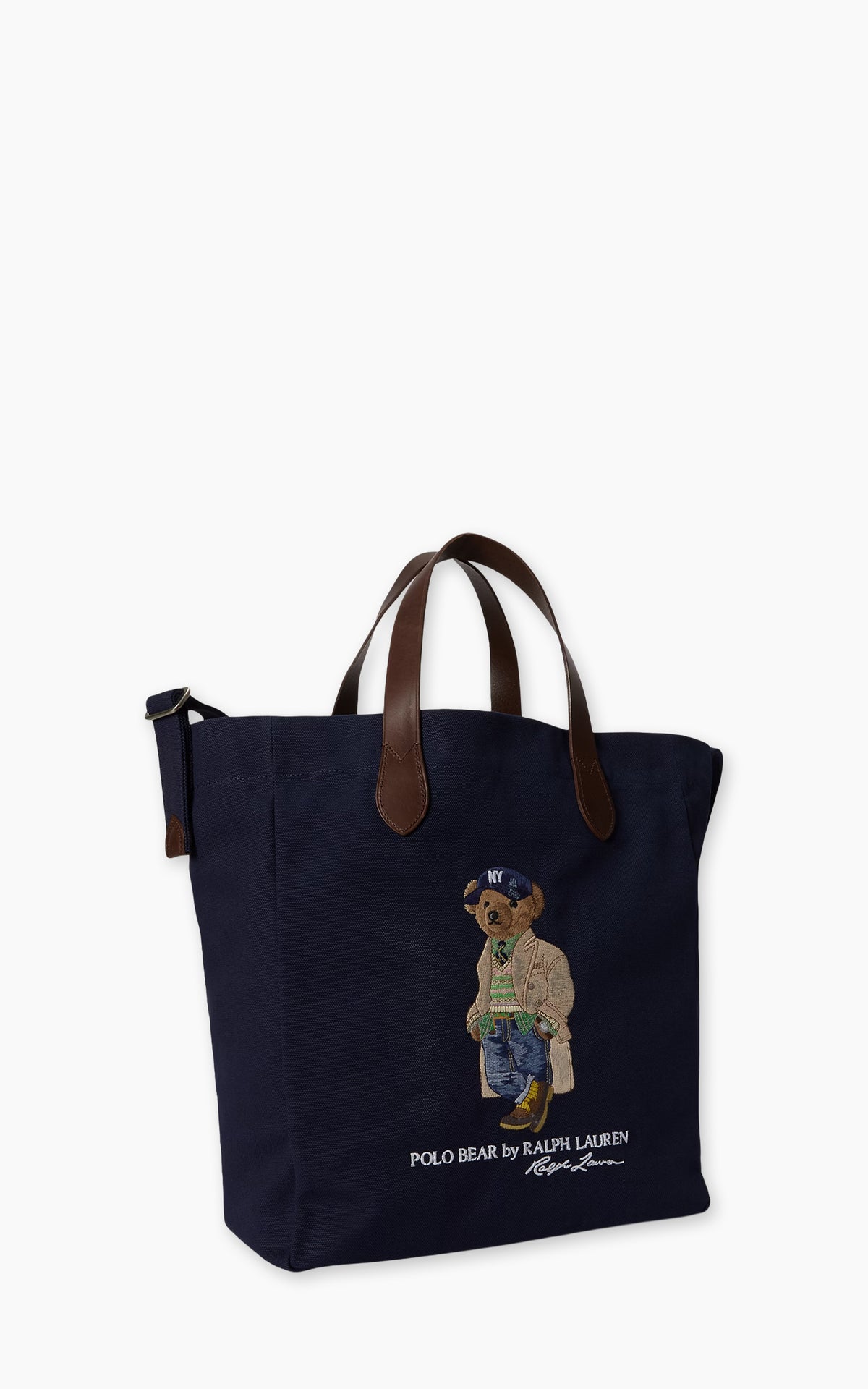 Polo Ralph Lauren Polo Bear Canvas Shopper Tote Newport Navy