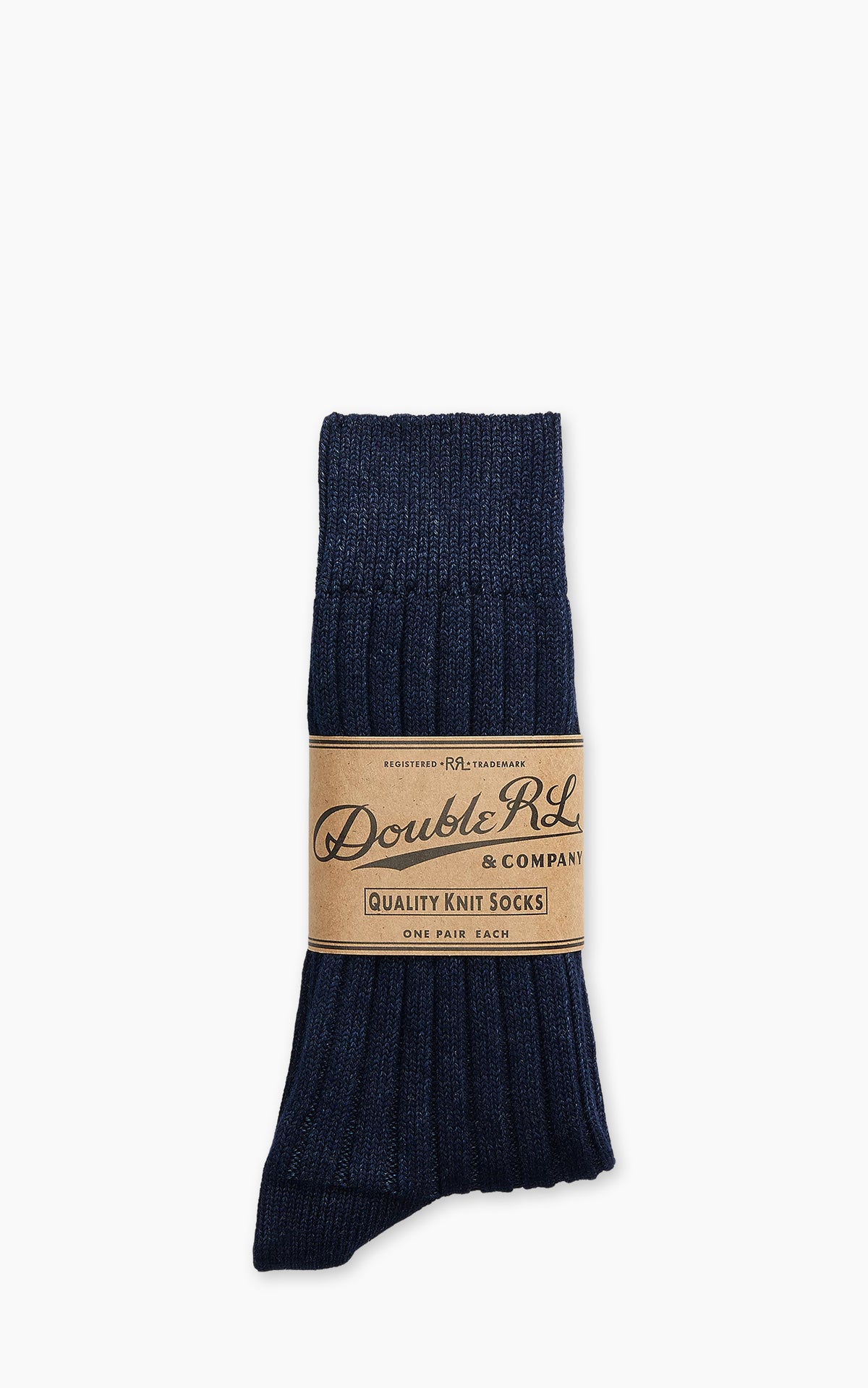 RRL Stretch Cotton-Blend Socks Indigo