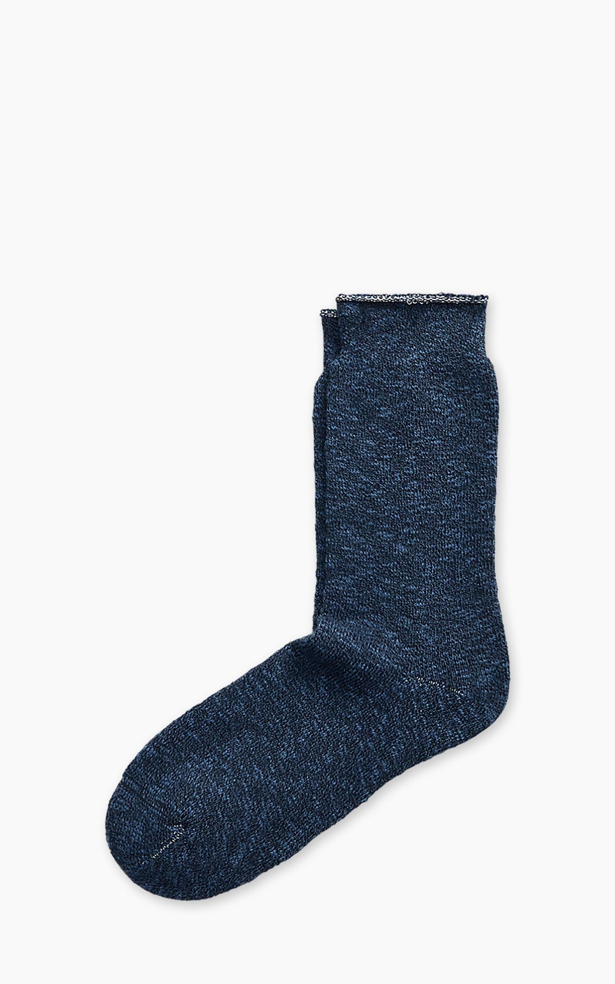 RRL Heathered Stretch Cotton-Blend Socks Royal