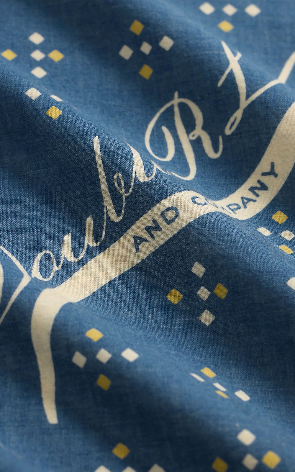 RRL Logo Indigo Cotton Bandana