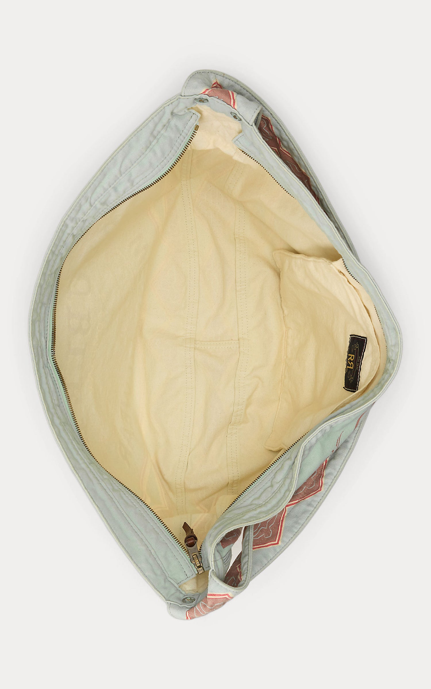 RRL Canvas Newsboy Bag Cream