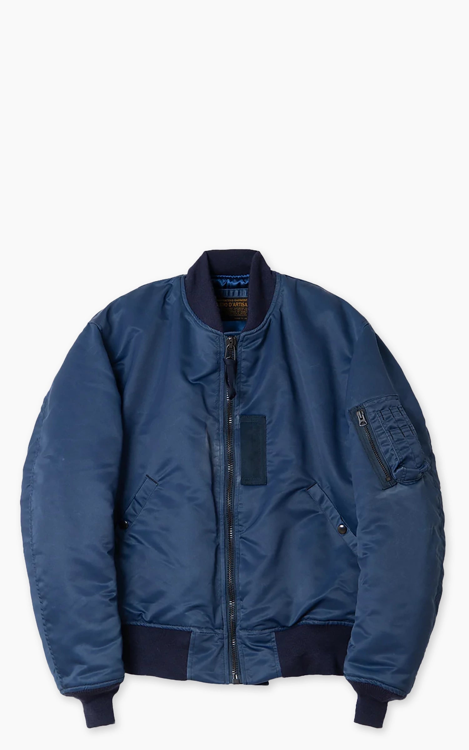 Studio D'Artisan 4623 Indigo-Dyed MA-1