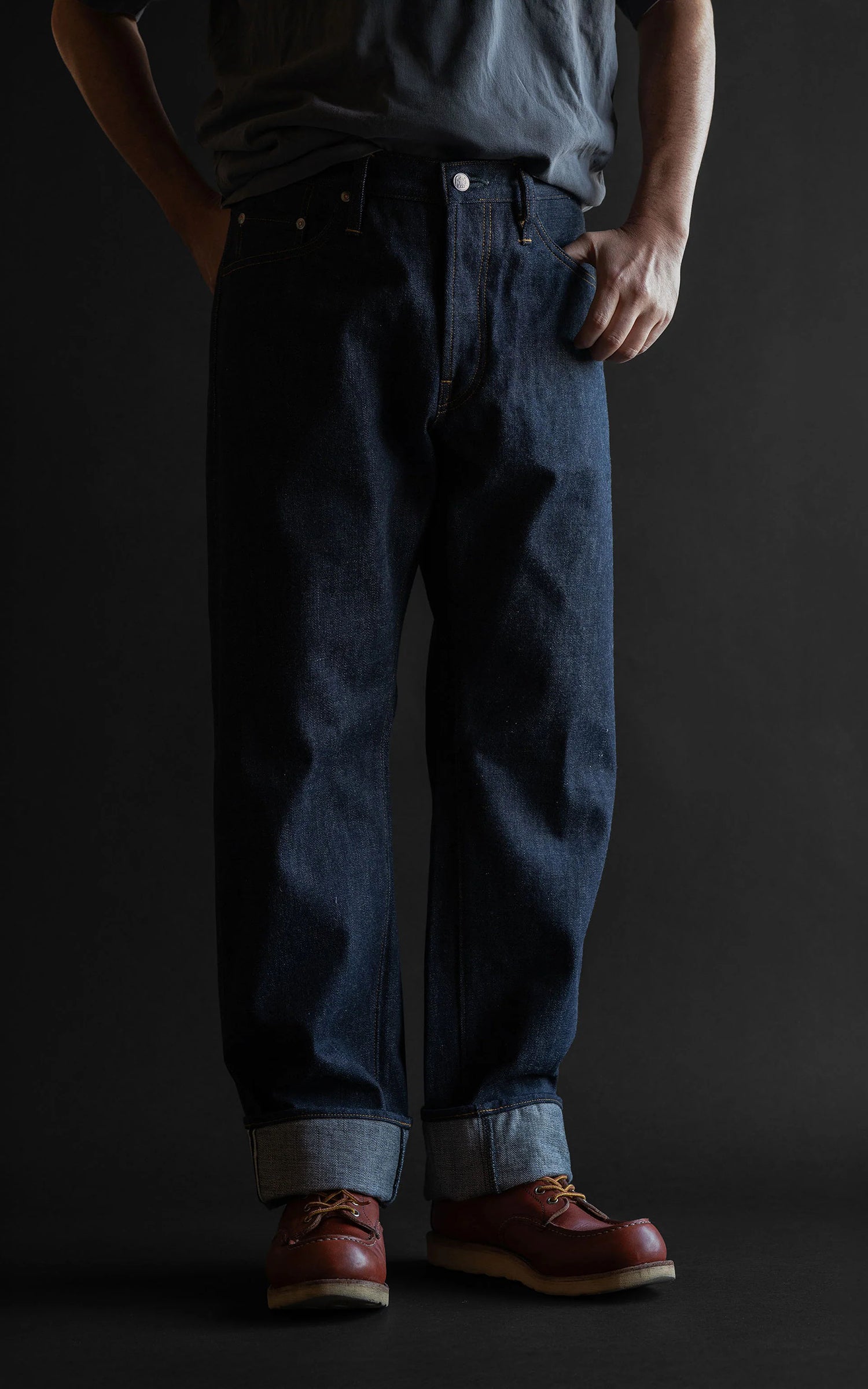 Big John Rare Straight Jeans Selvedge Indigo 15.5oz