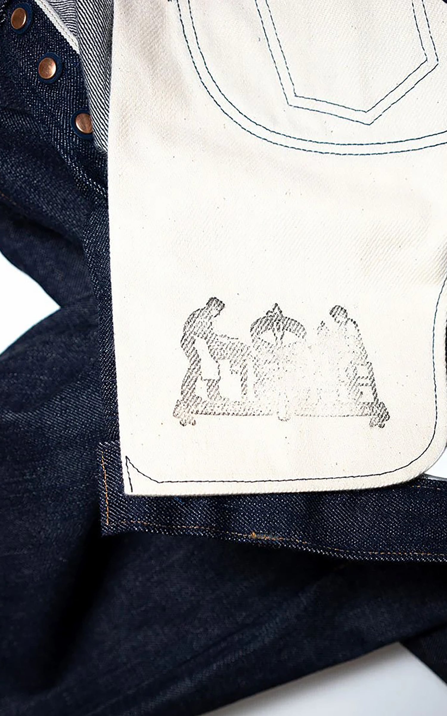 Big John Rare Straight Jeans Selvedge Indigo 15.5oz