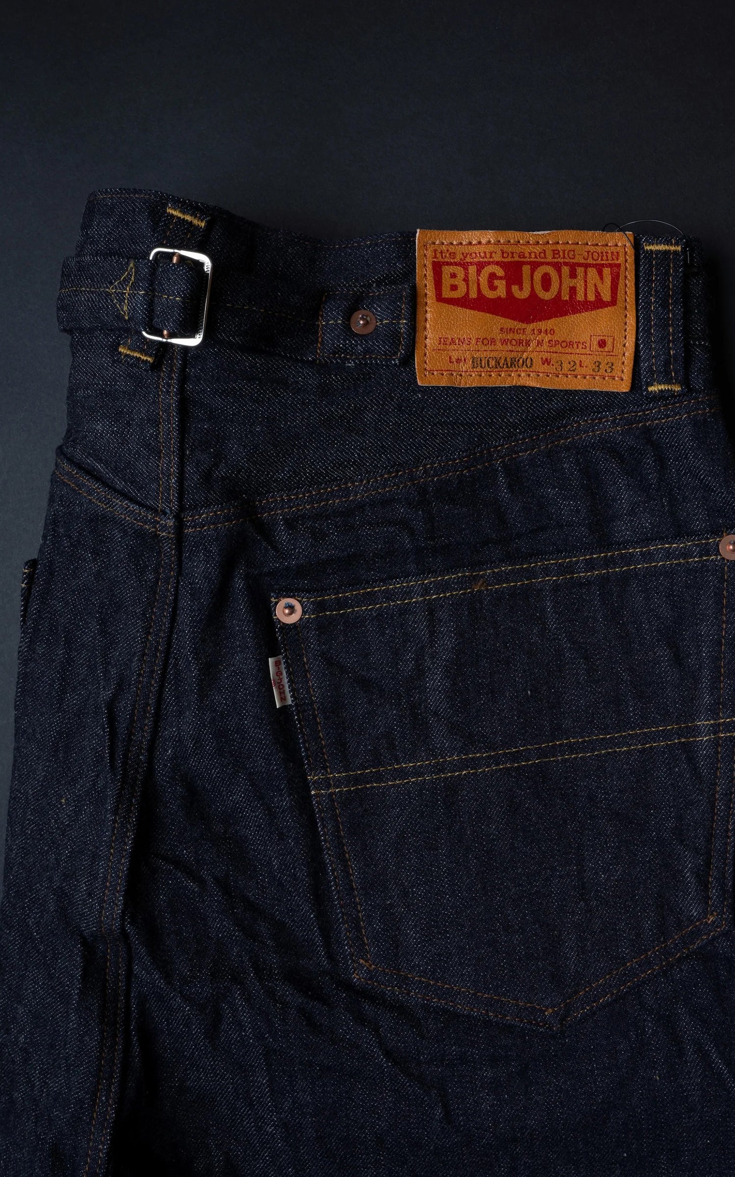 Big John Buckaroo Relaxed Jeans Selvedge Indigo