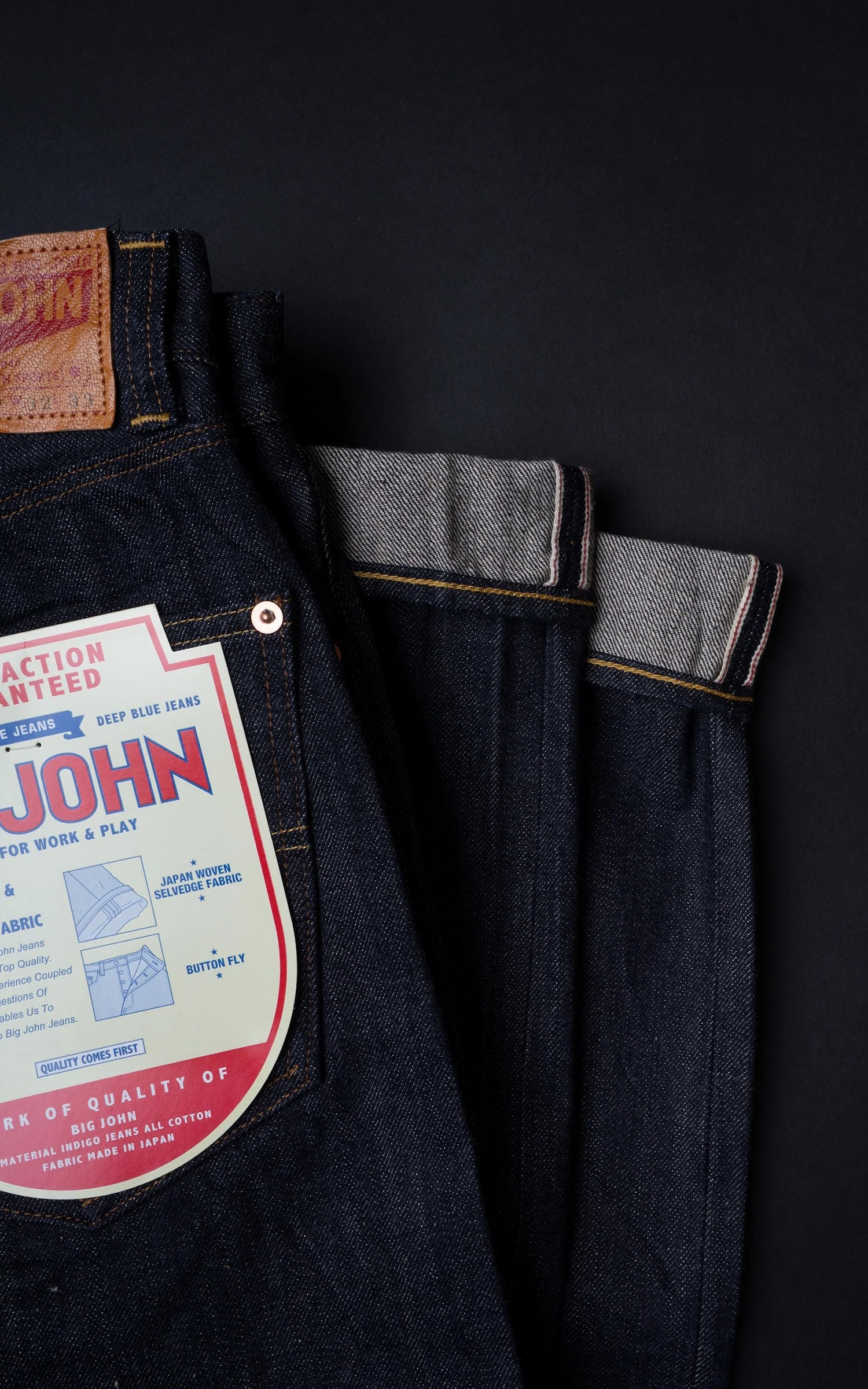Big John Buckaroo Relaxed Jeans Selvedge Indigo