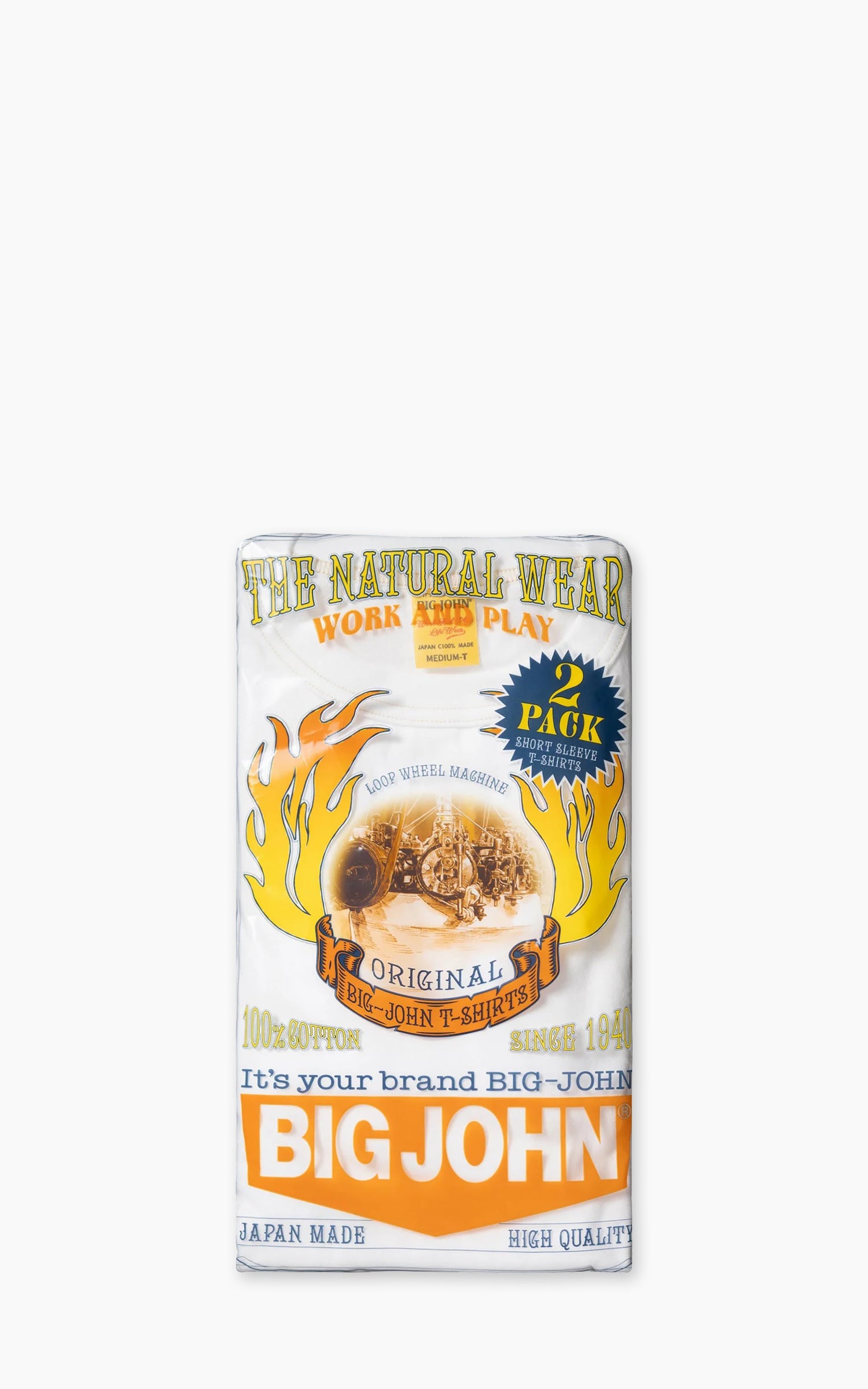 Big John Original 2-Pack T-Shirt White
