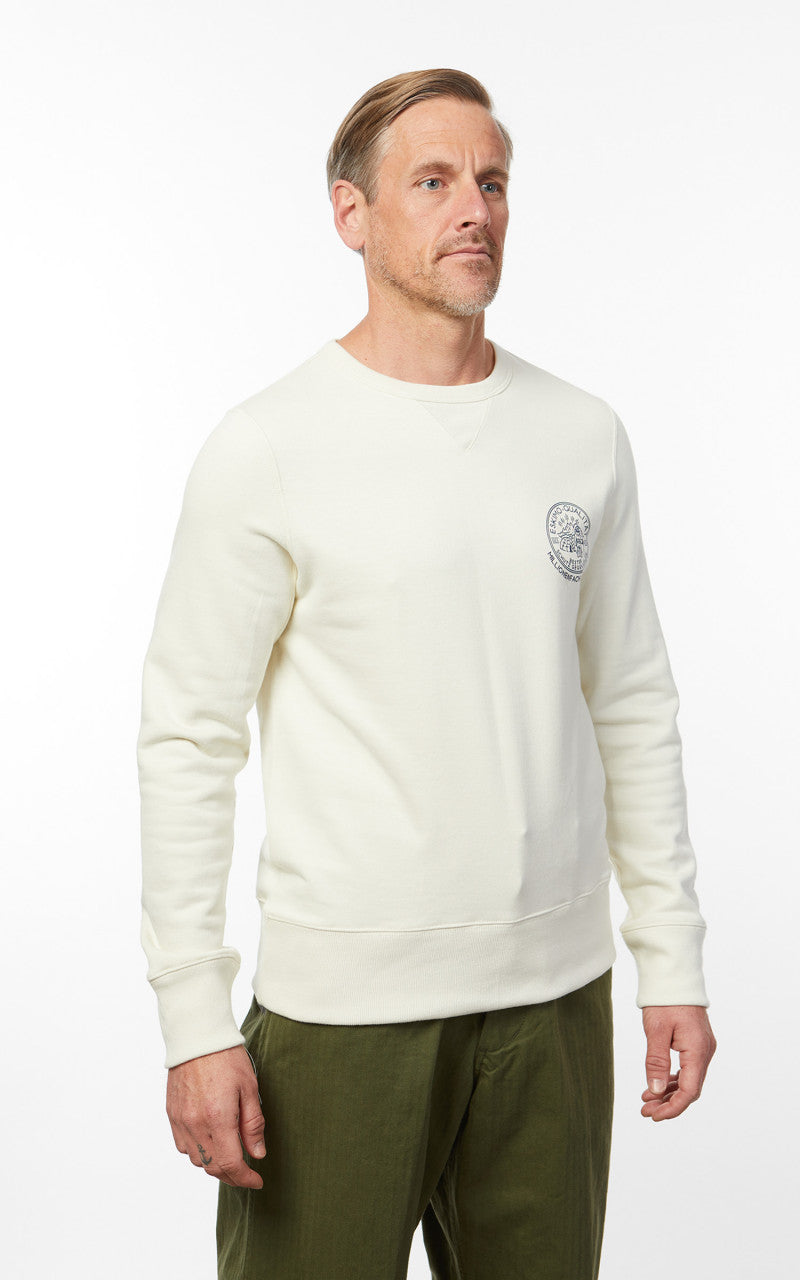 Merz b. Schwanen 344 Sweatshirt Eskimo Oat