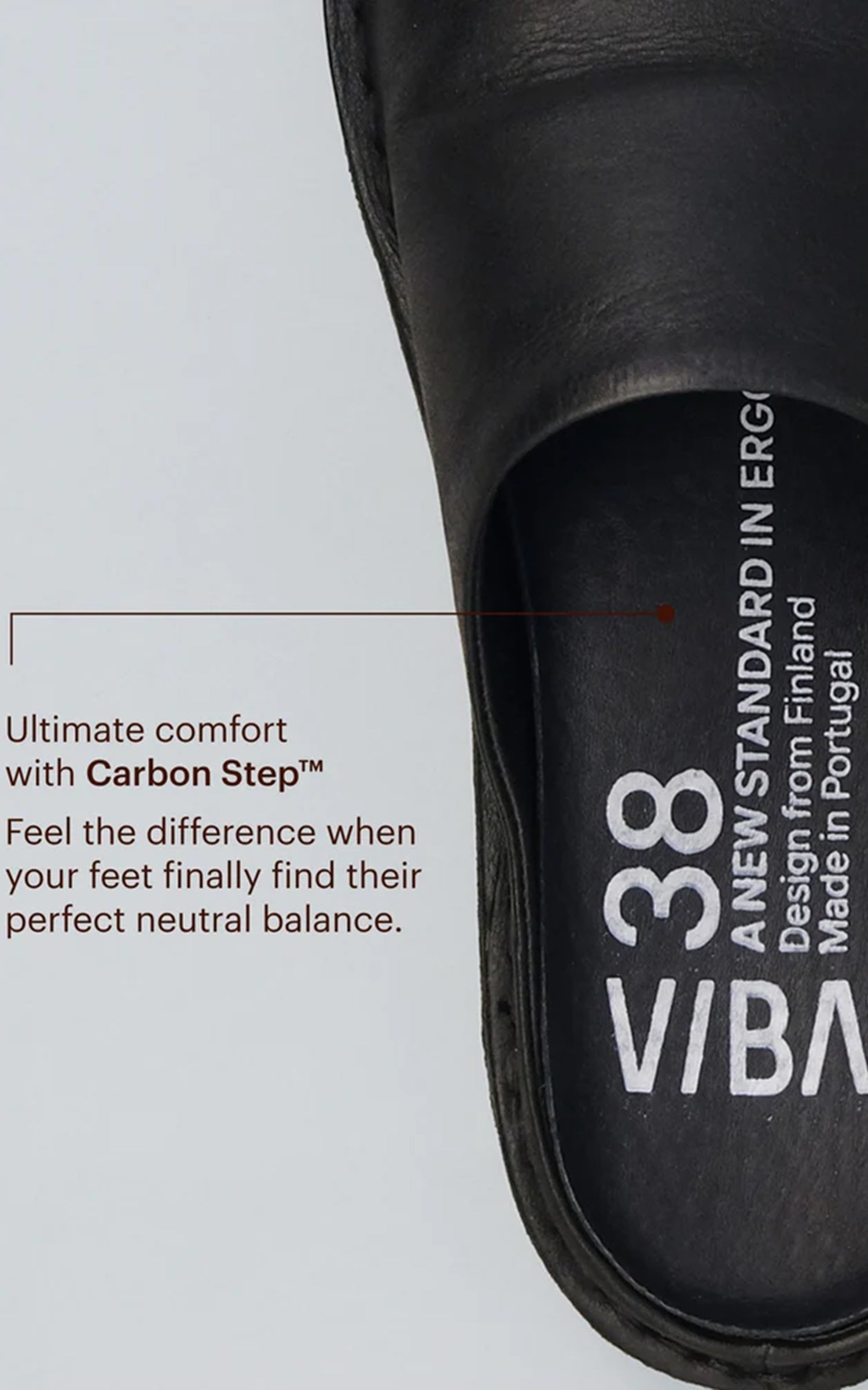 VIBAe ROMA Leather Preto Black