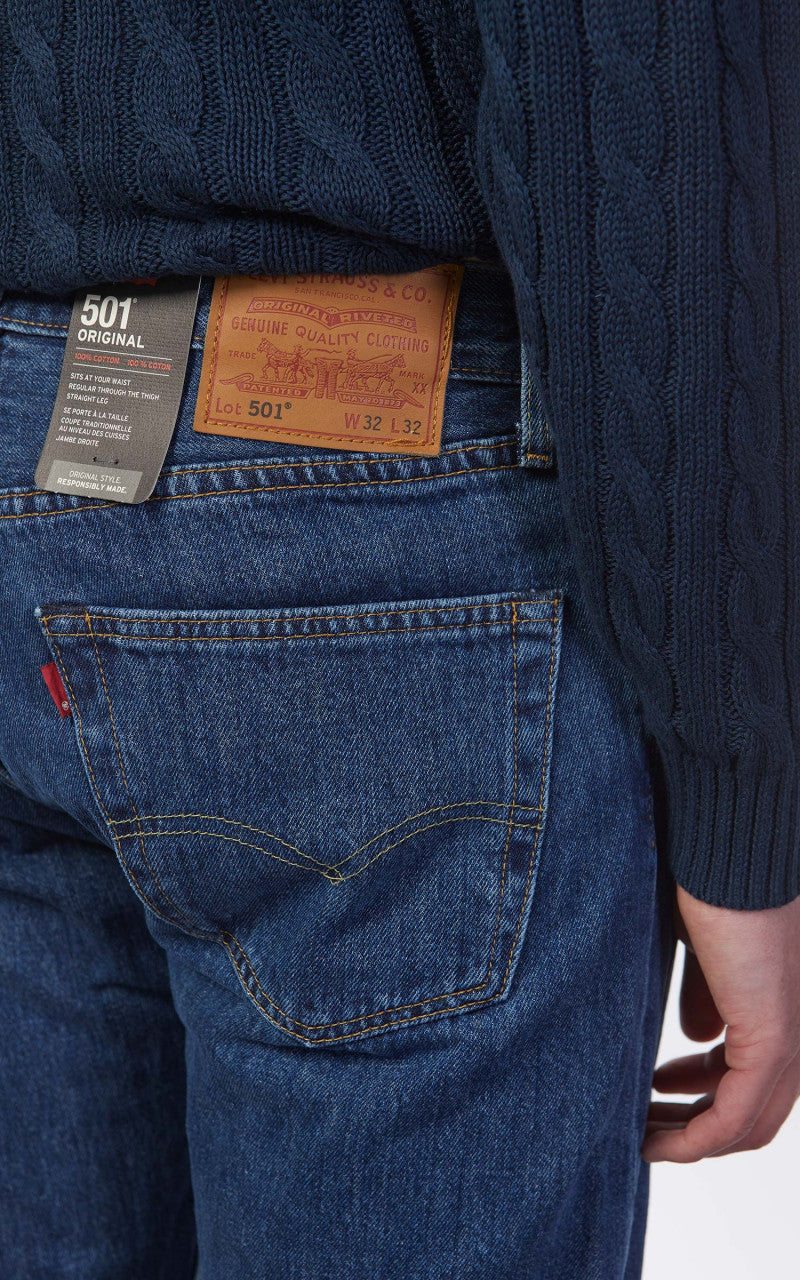 Levi's® 501® Original Jeans Stonewash Indigo