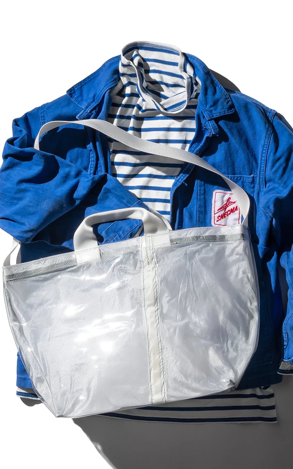 Puebco Covered Parachute Shoulder Bag White