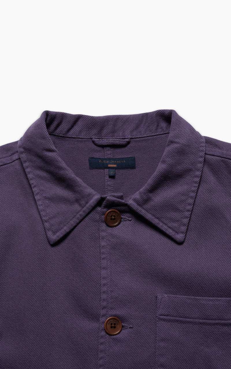 Nudie Jeans Barney Worker Jacket Lilac